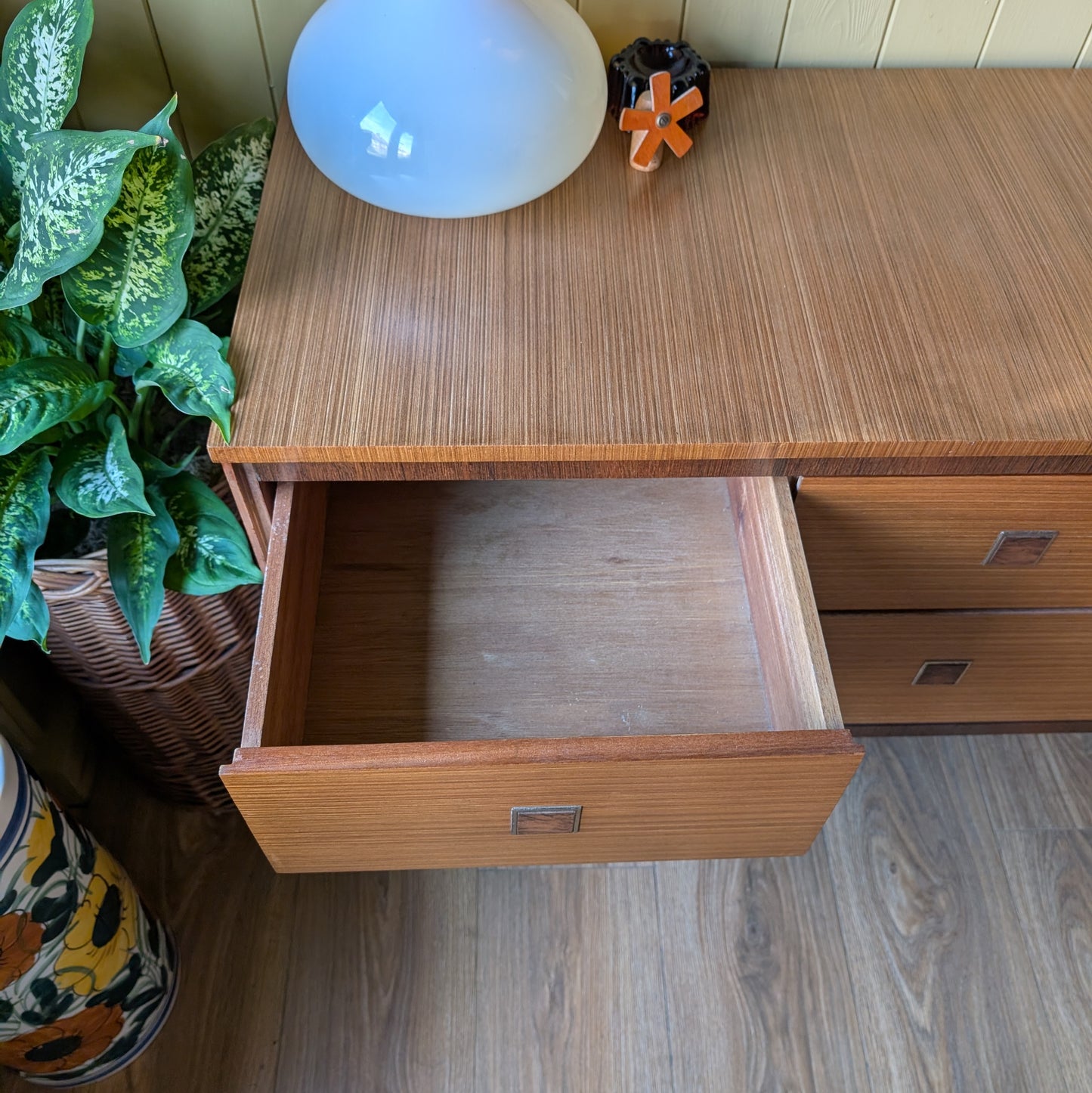 Long and Low Mid Century Drawer Unit