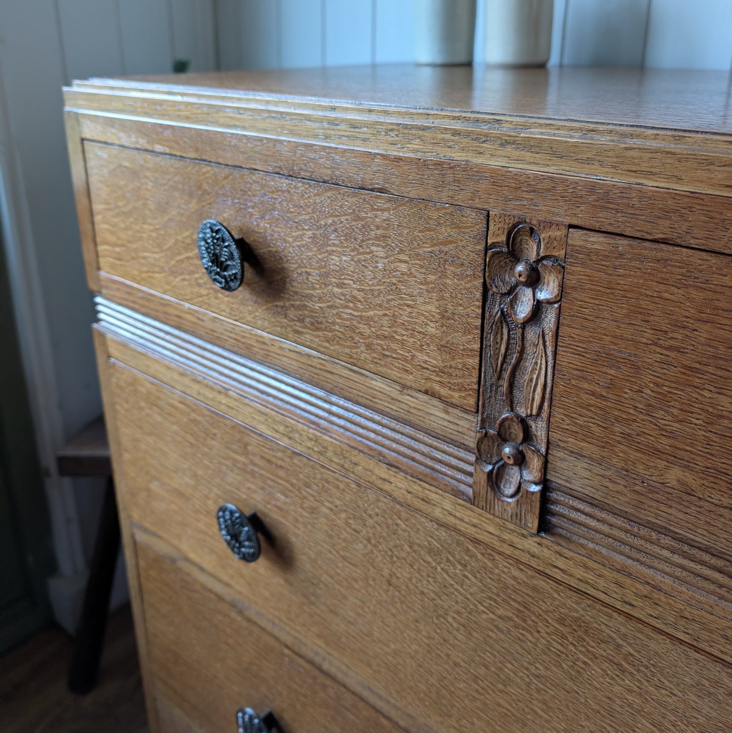 Art Deco Oak Chest of Drawers