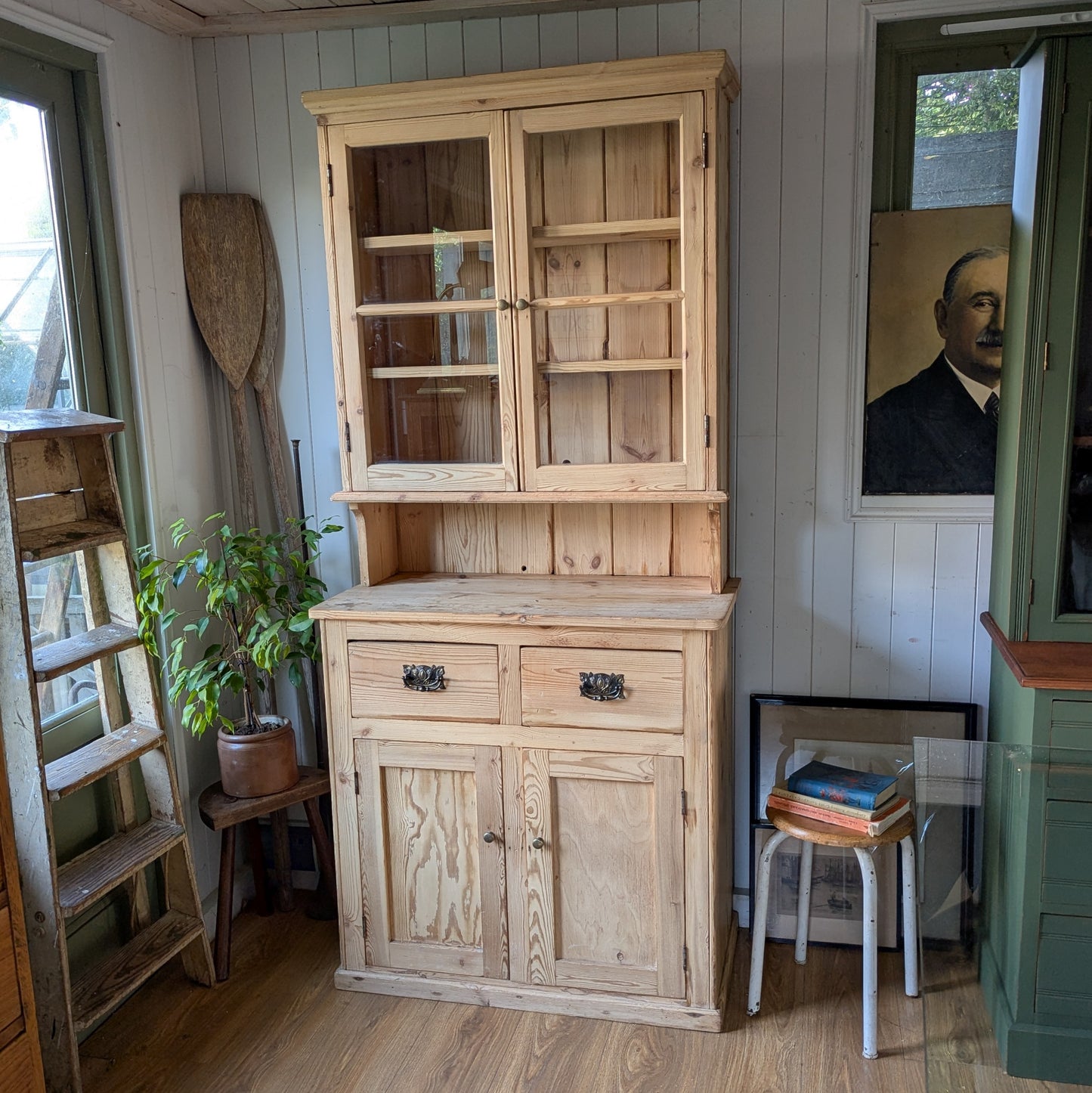 Victorian Glazed Pine Dresser