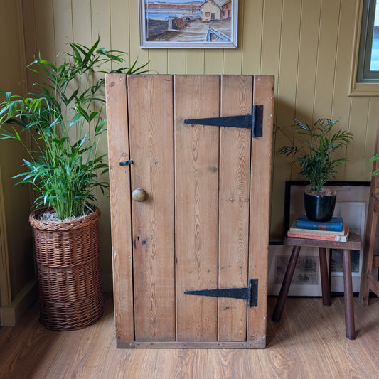 Rustic Victorian Pine Cupboard