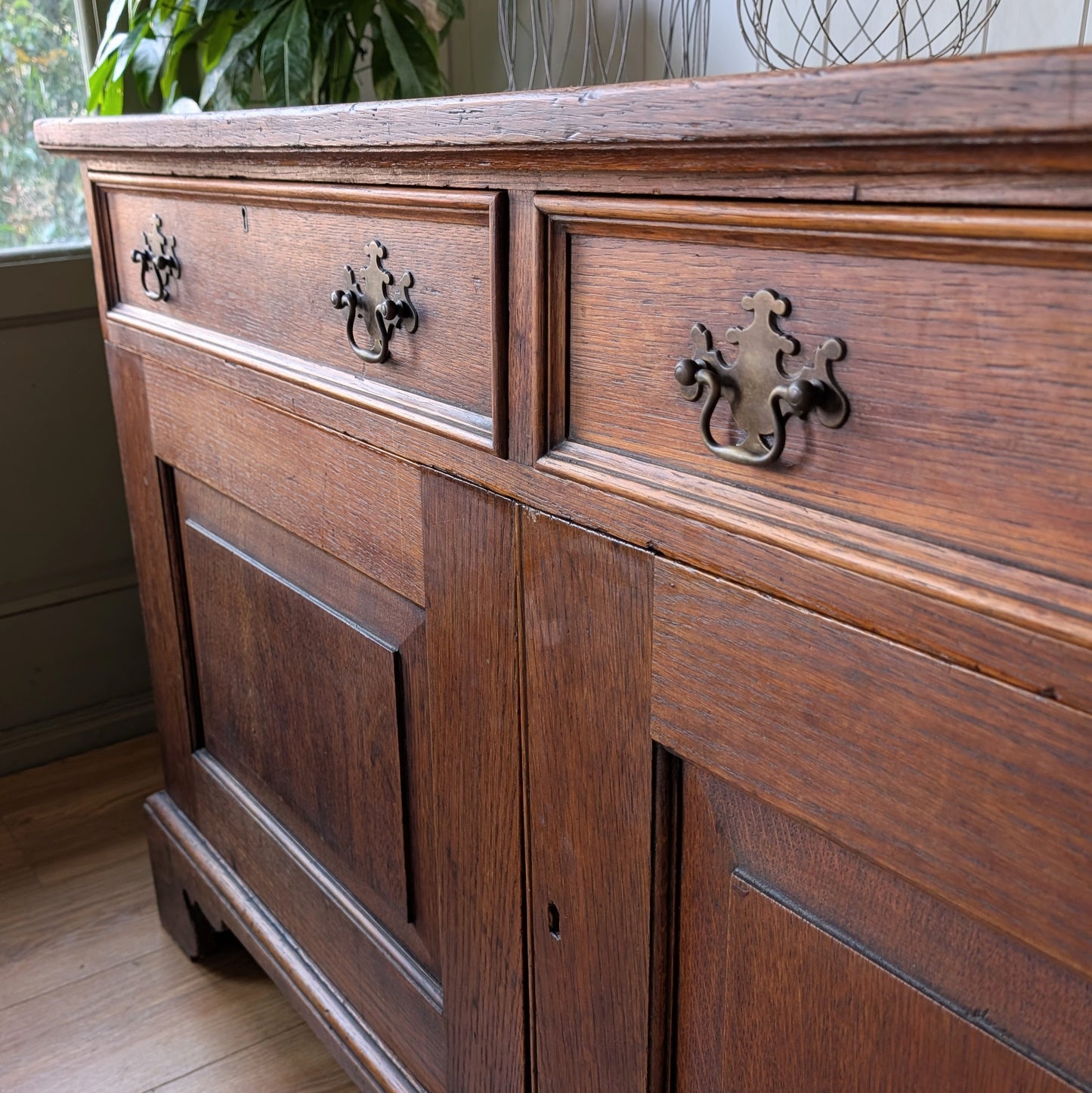 Large Georgian Oak Cupboard