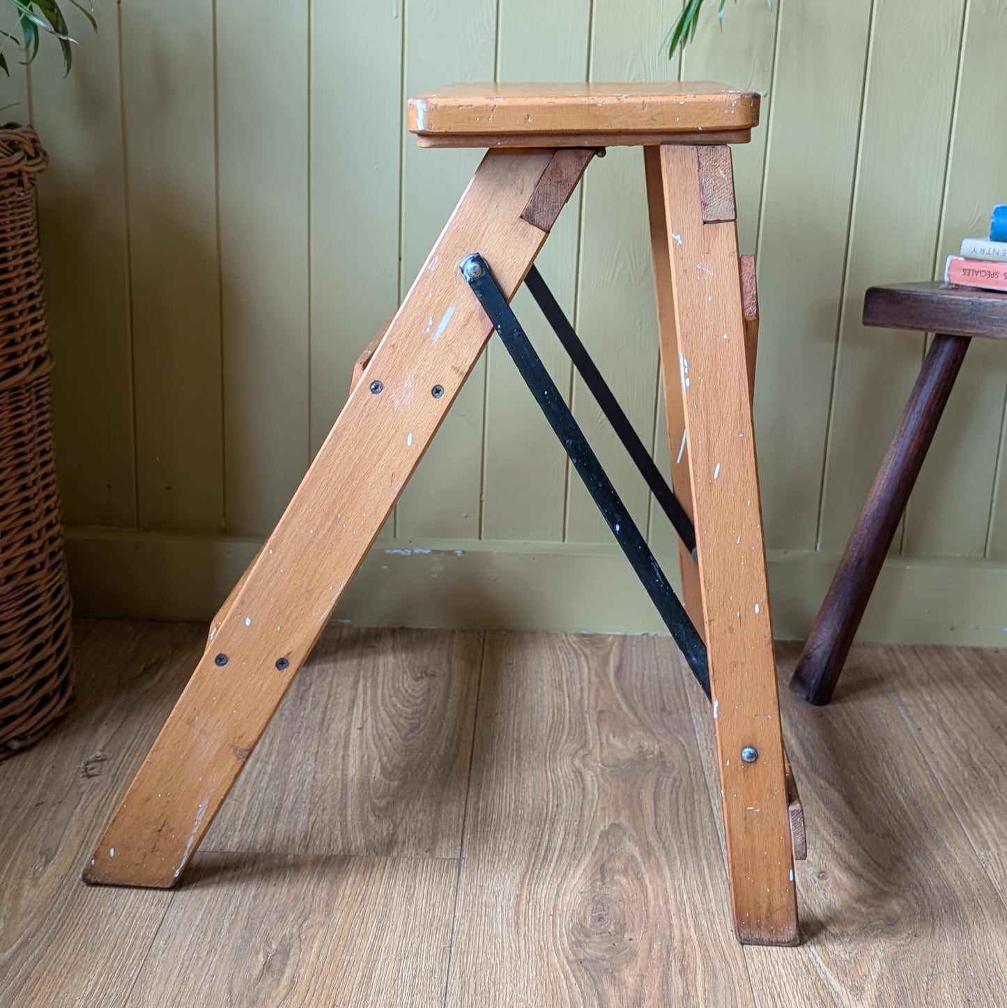 Small Mid Century Step Ladder