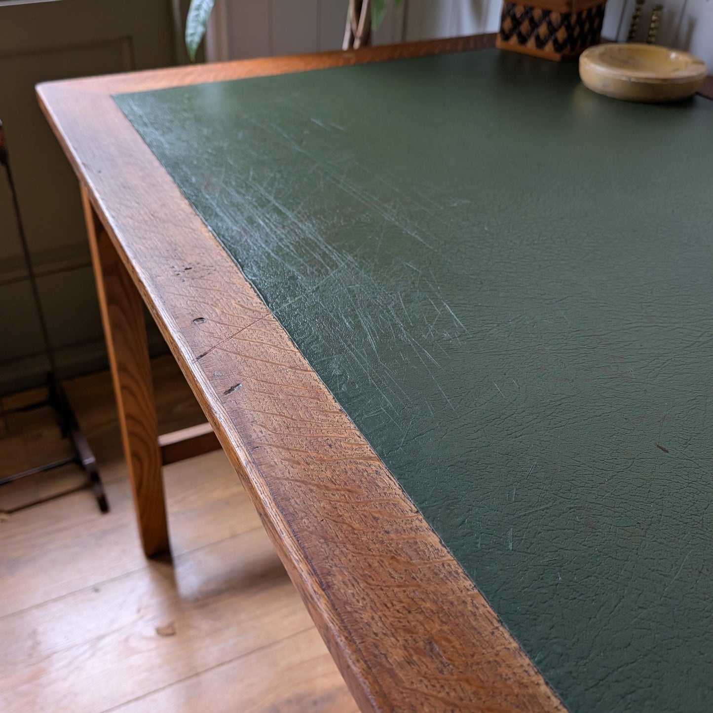 Vintage French Tambour Front Desk