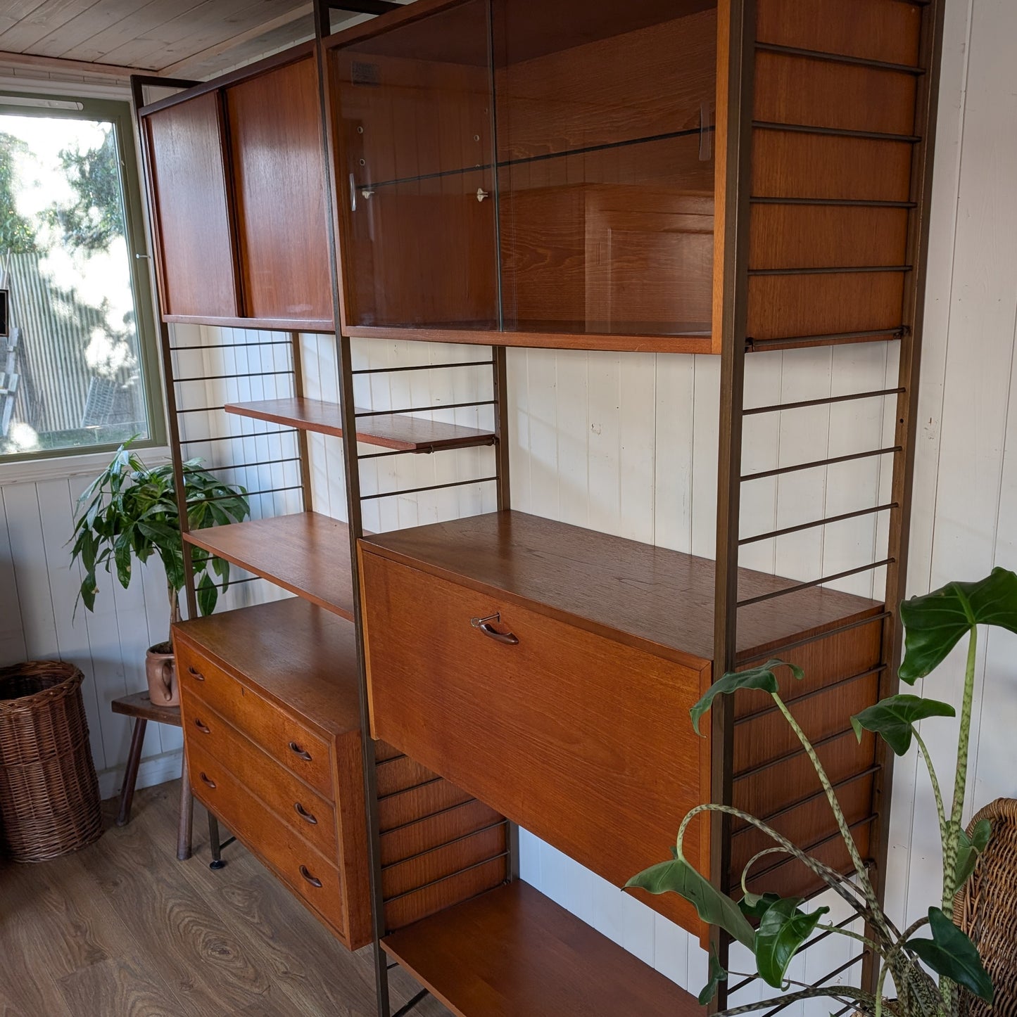 Mid Century Ladderax Shelving Unit