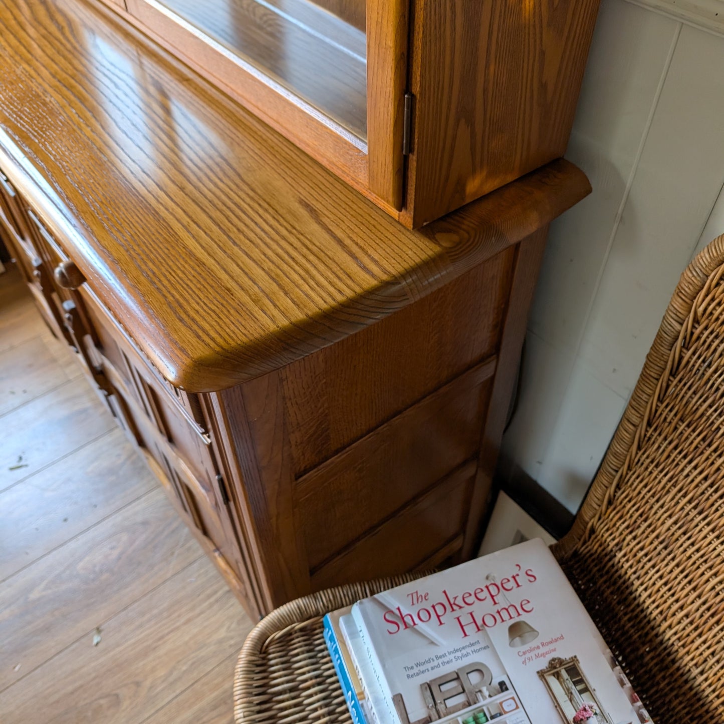 Vintage Glazed Oak Dresser