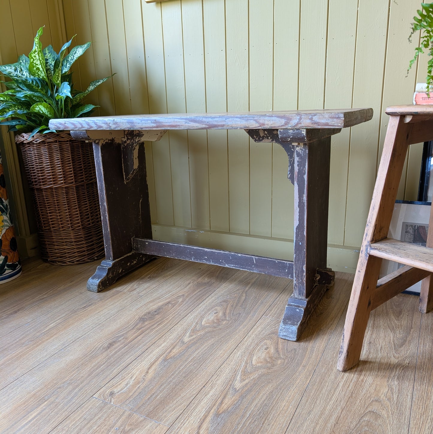 Rustic Antique French Bench