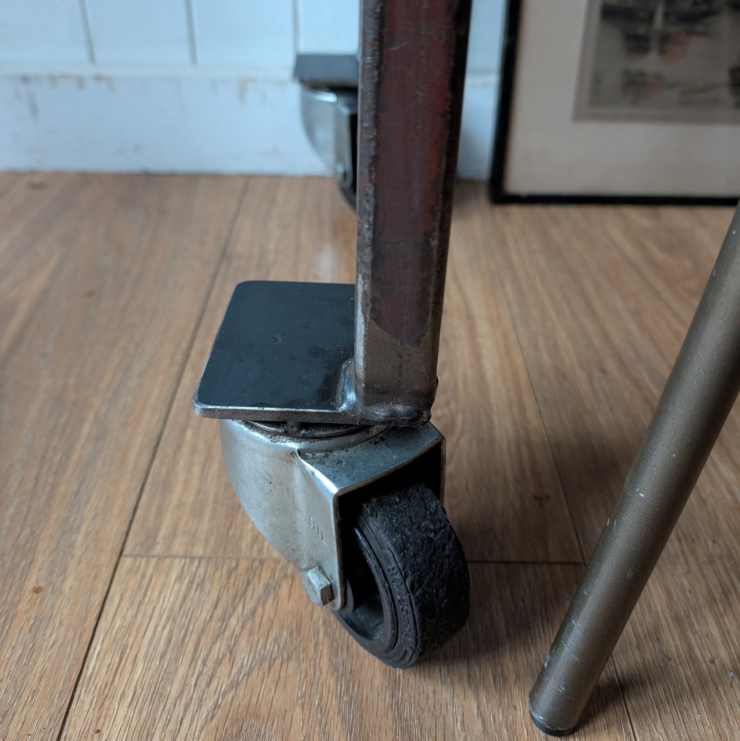 1960s Industrial Side Table