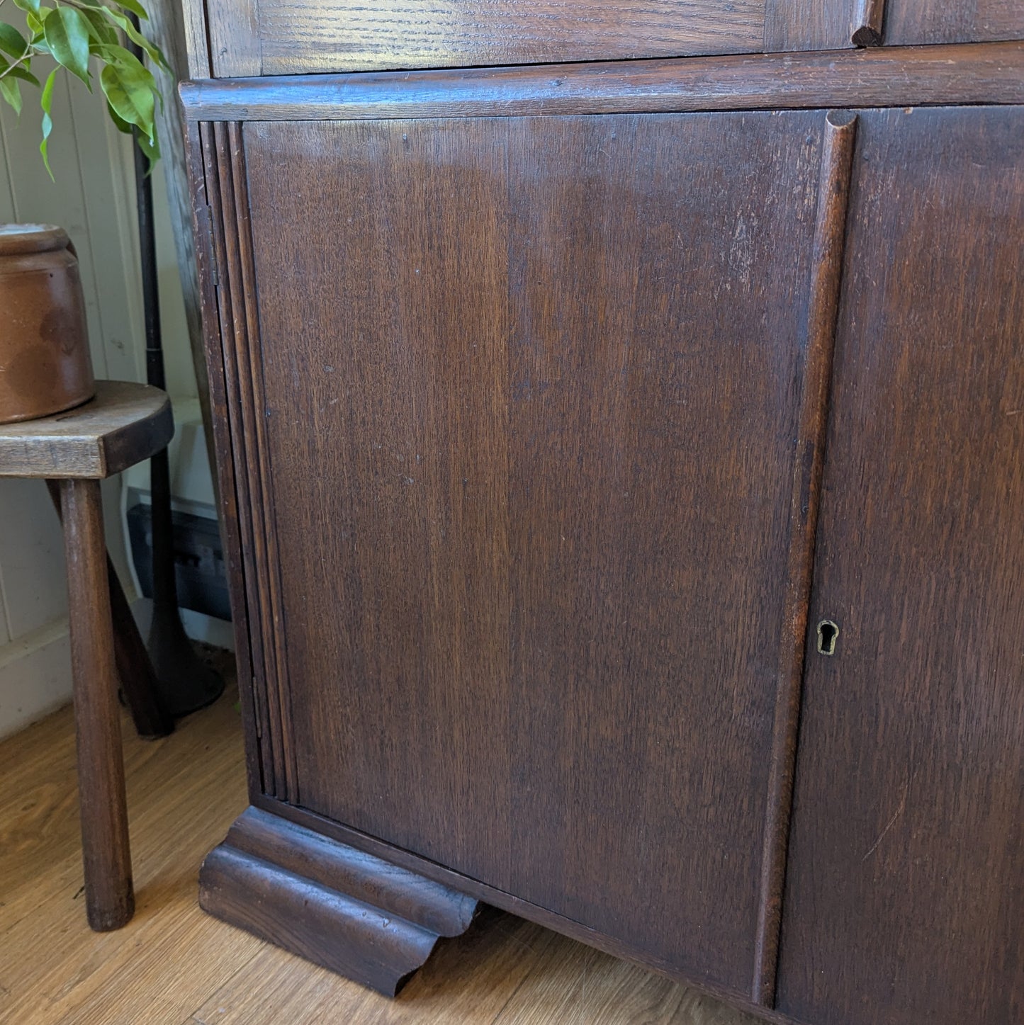 Antique Glazed Bookcase