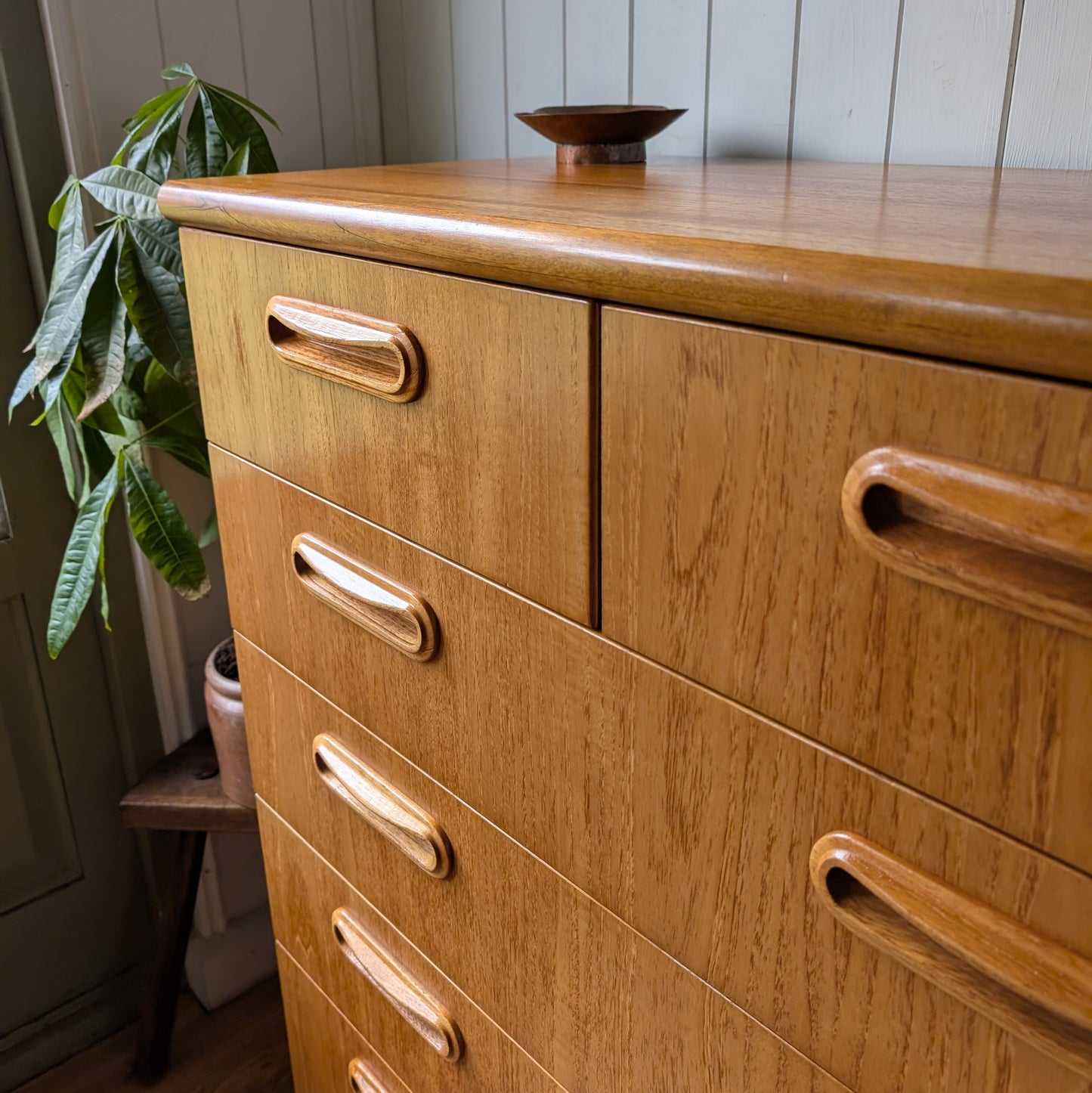 Tall Mid Century Chest of Drawers by Meredrew