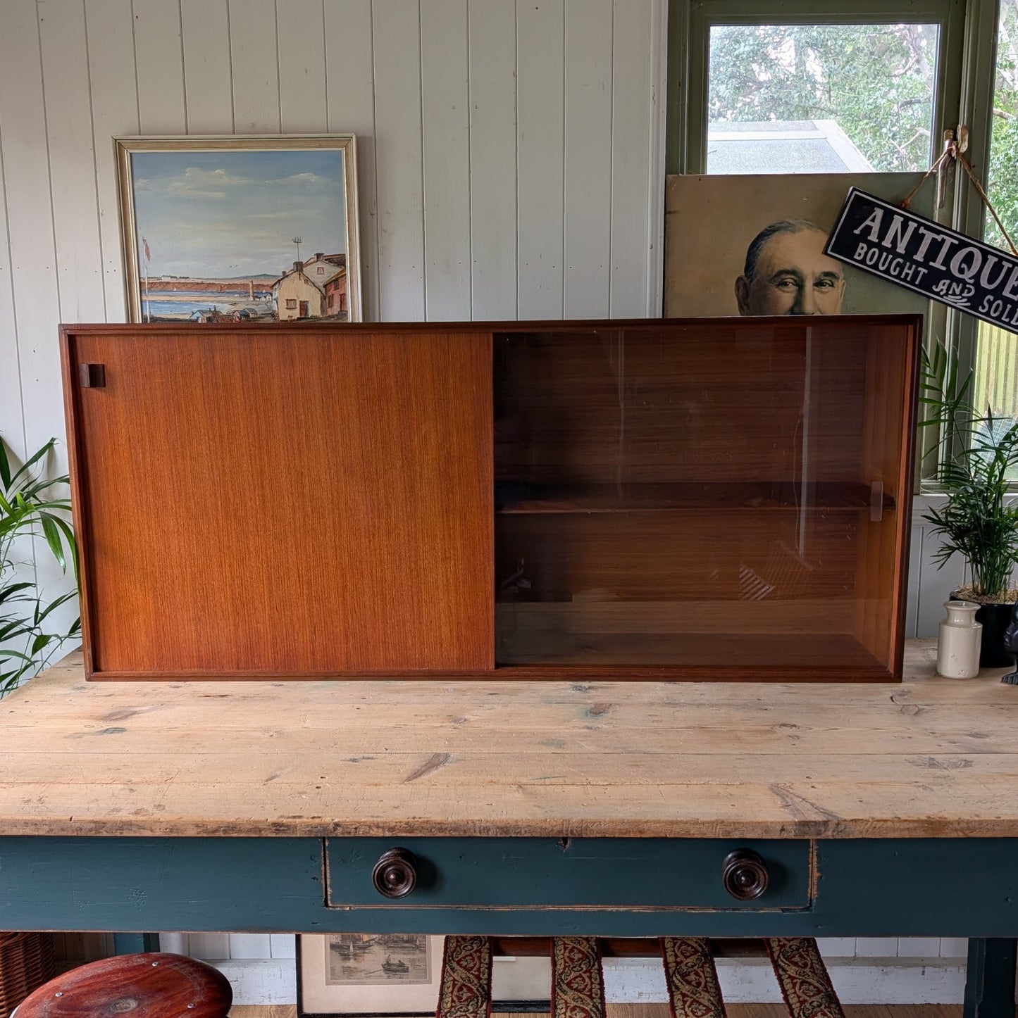 Mid Century Wall Hung Cabinet