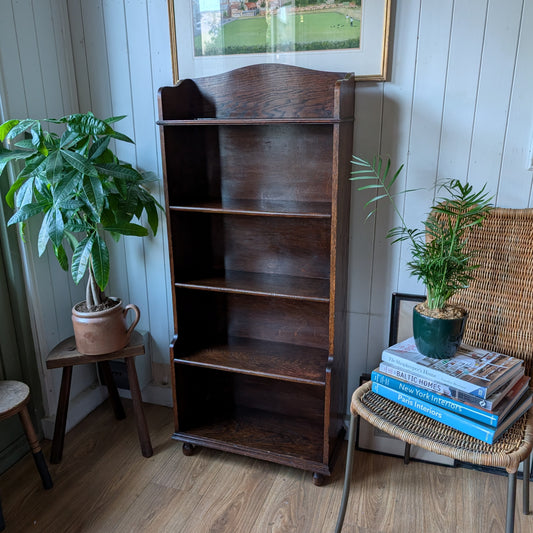 Small Antique Oak Bookcase