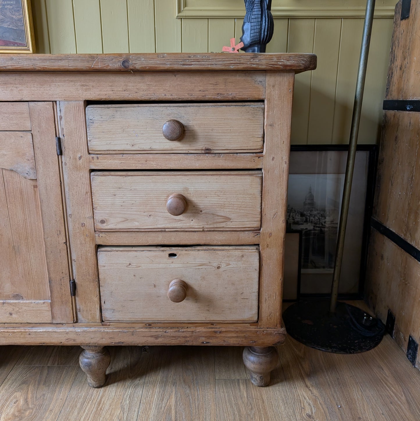 Victorian Pine Sideboard