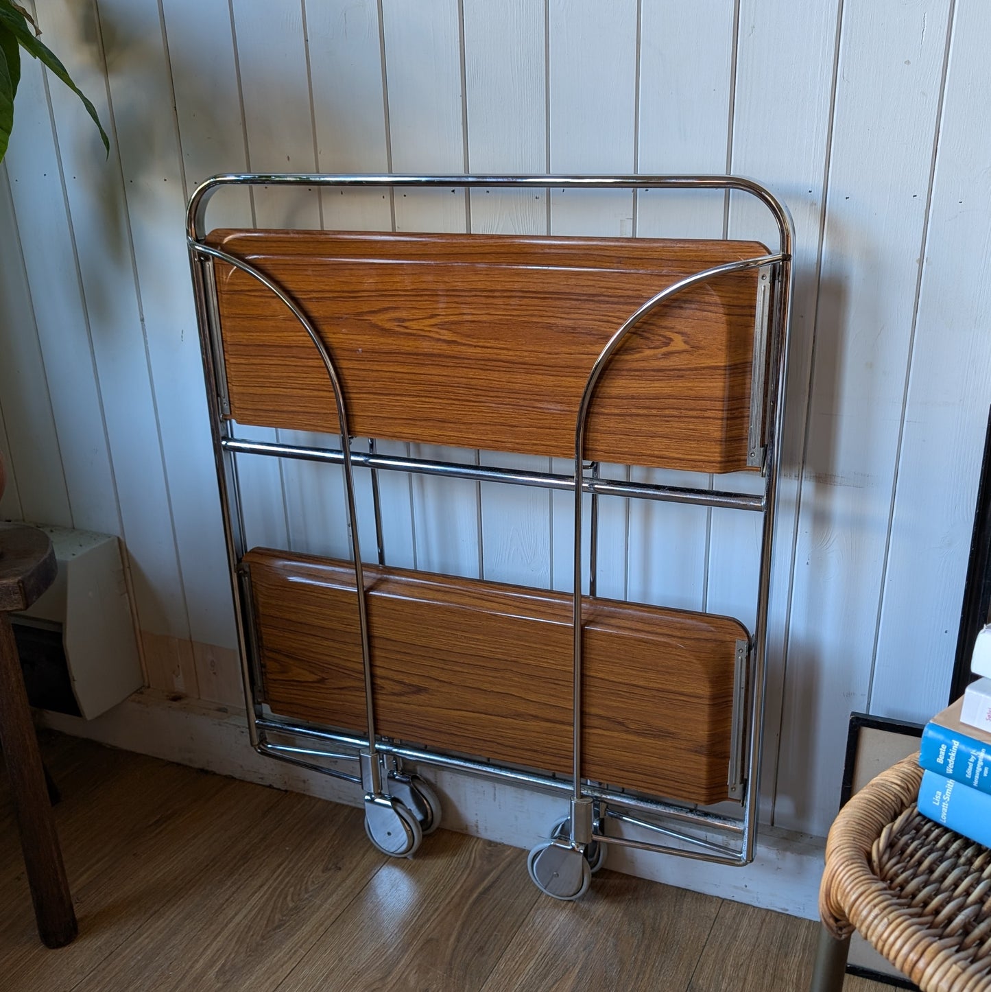 German Mid Century Folding Drinks Trolley