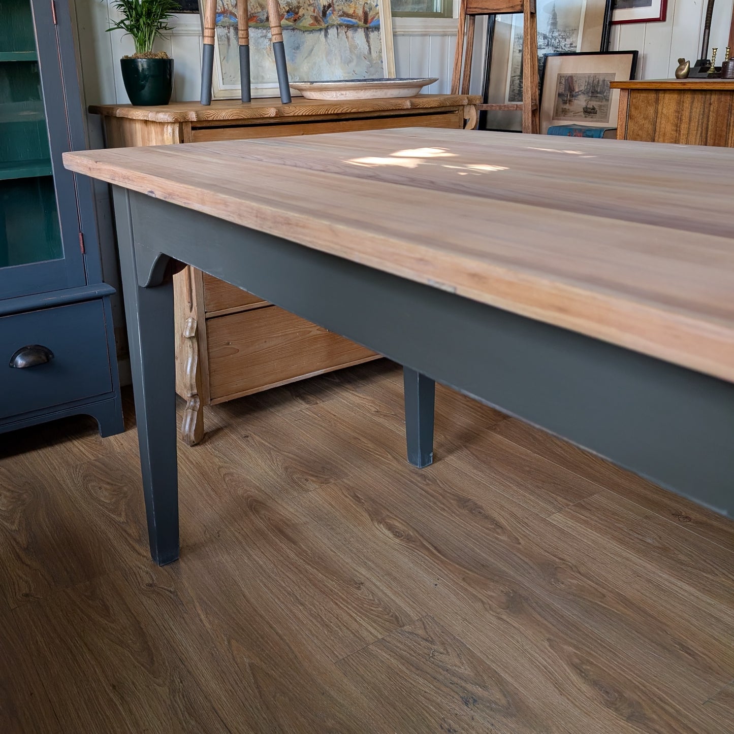 Vintage French Farmhouse Table [ref:7385]