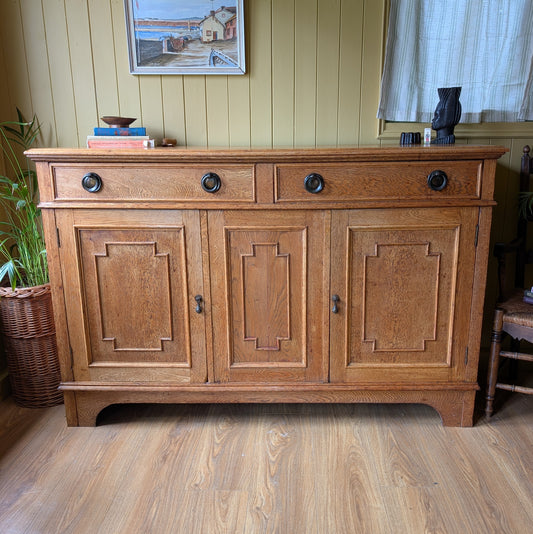 Large Antique Oak Sideboard
