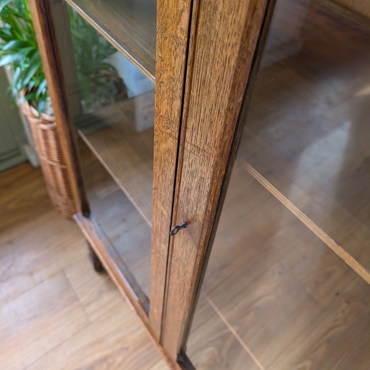 Antique Glazed Display Cabinet