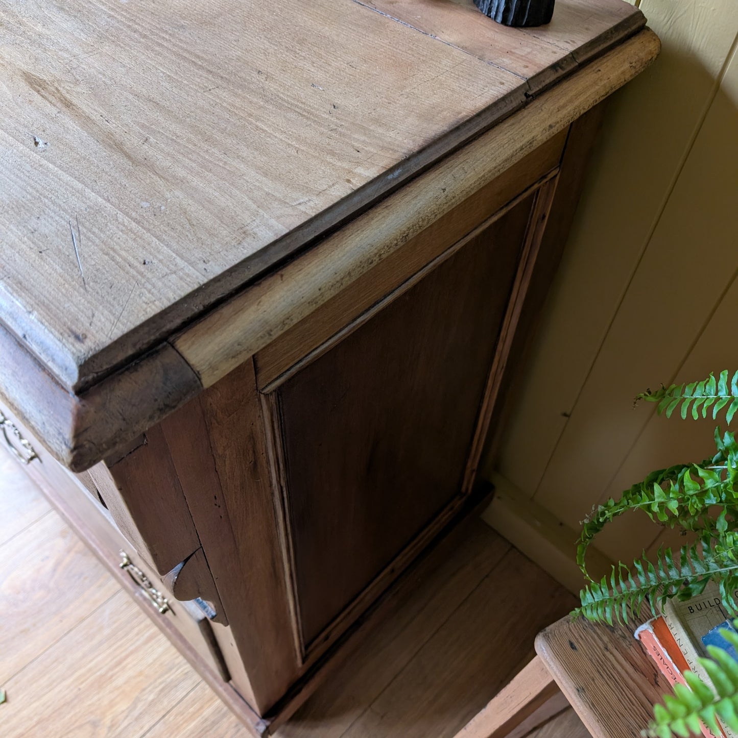 Rustic Antique Bank of Drawers