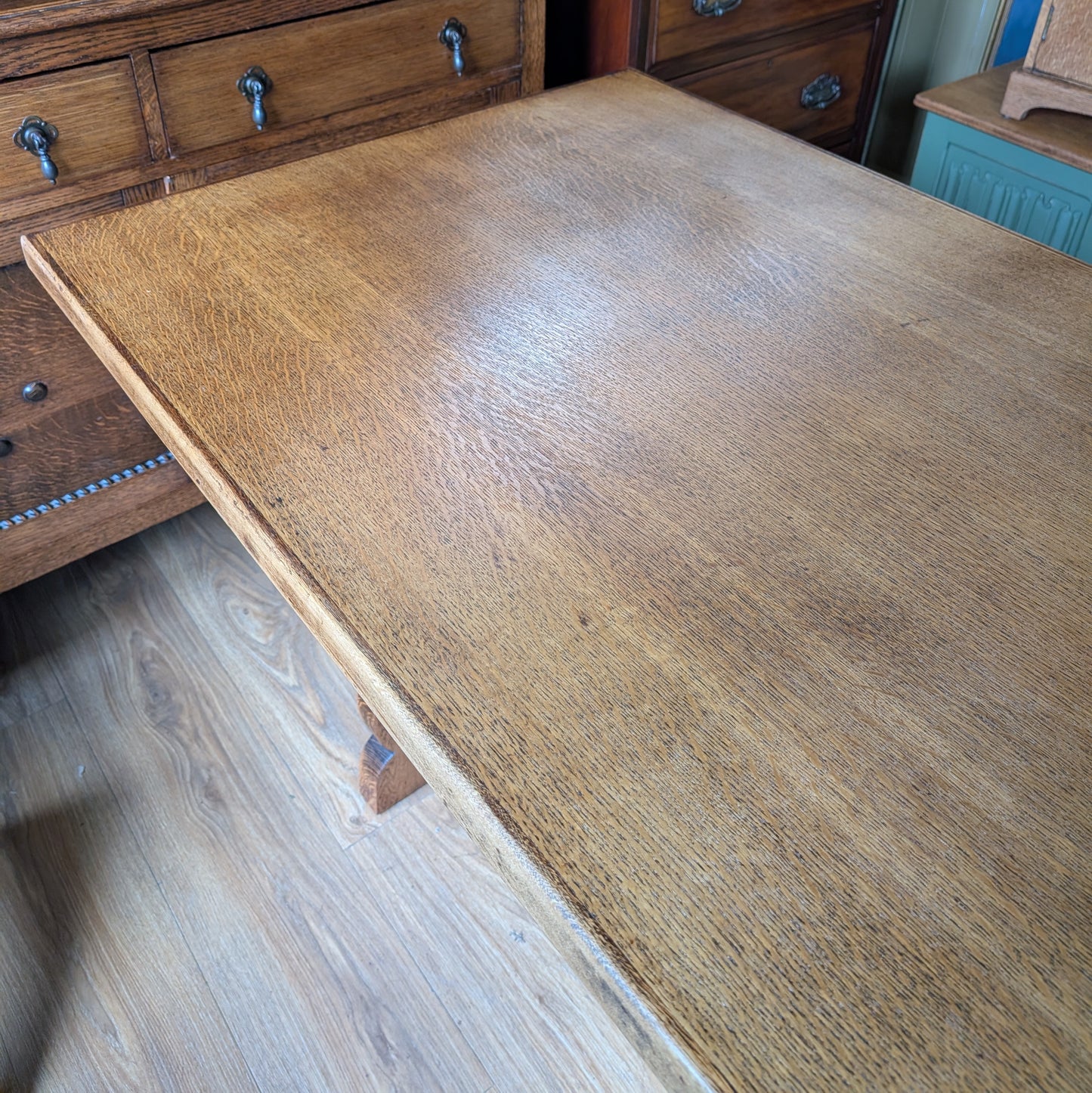 Antique Oak Refectory Table
