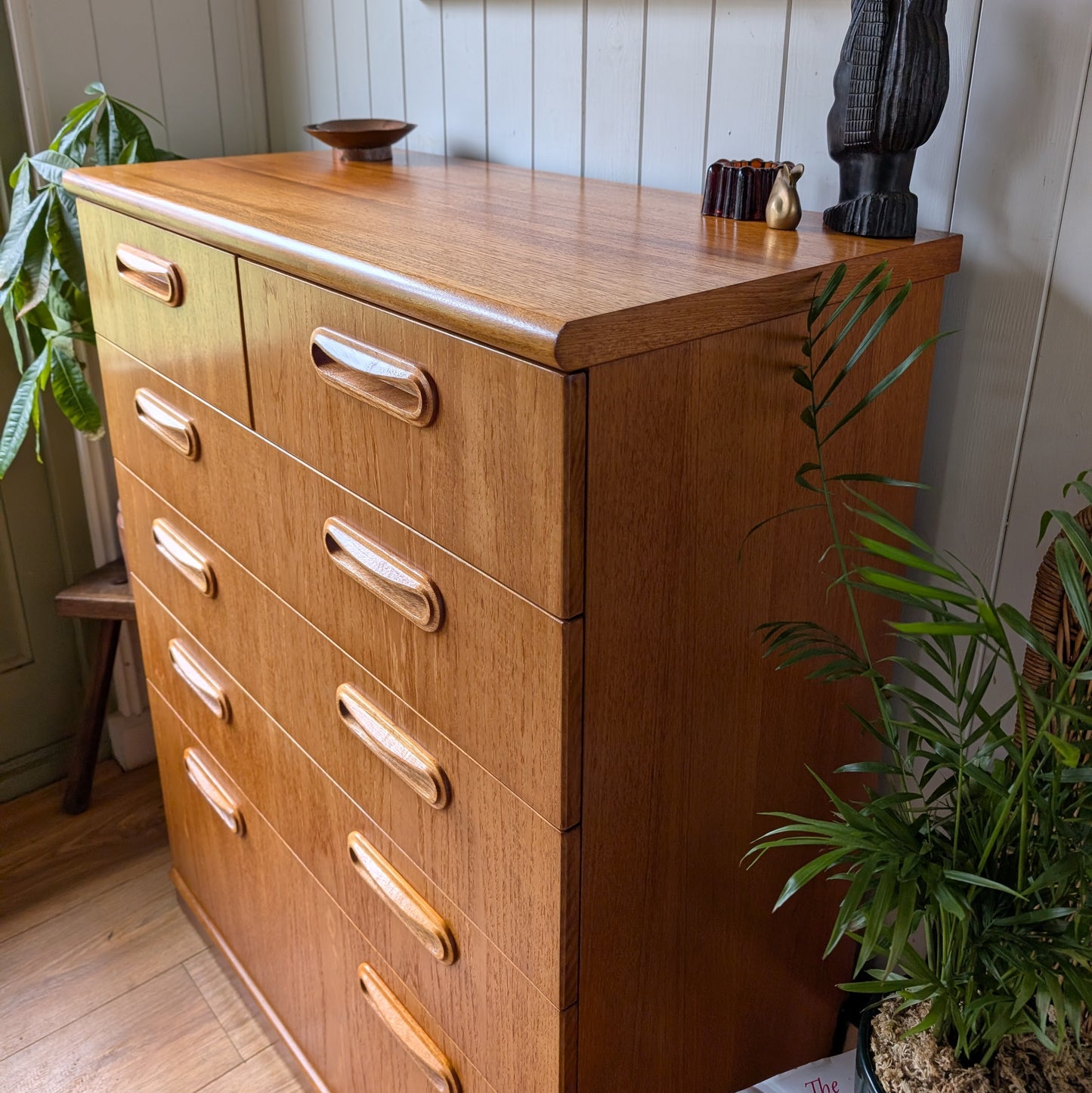 Tall Mid Century Chest of Drawers by Meredrew