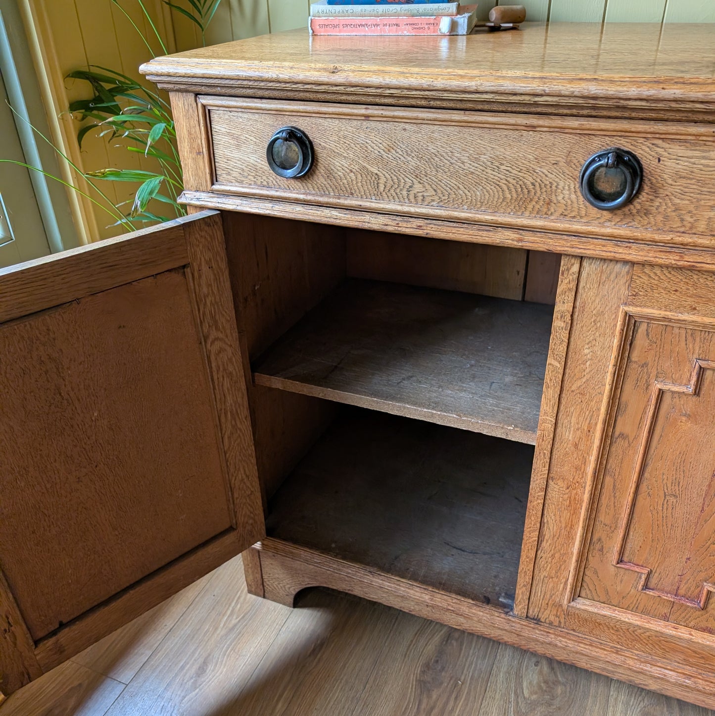 Large Antique Oak Sideboard