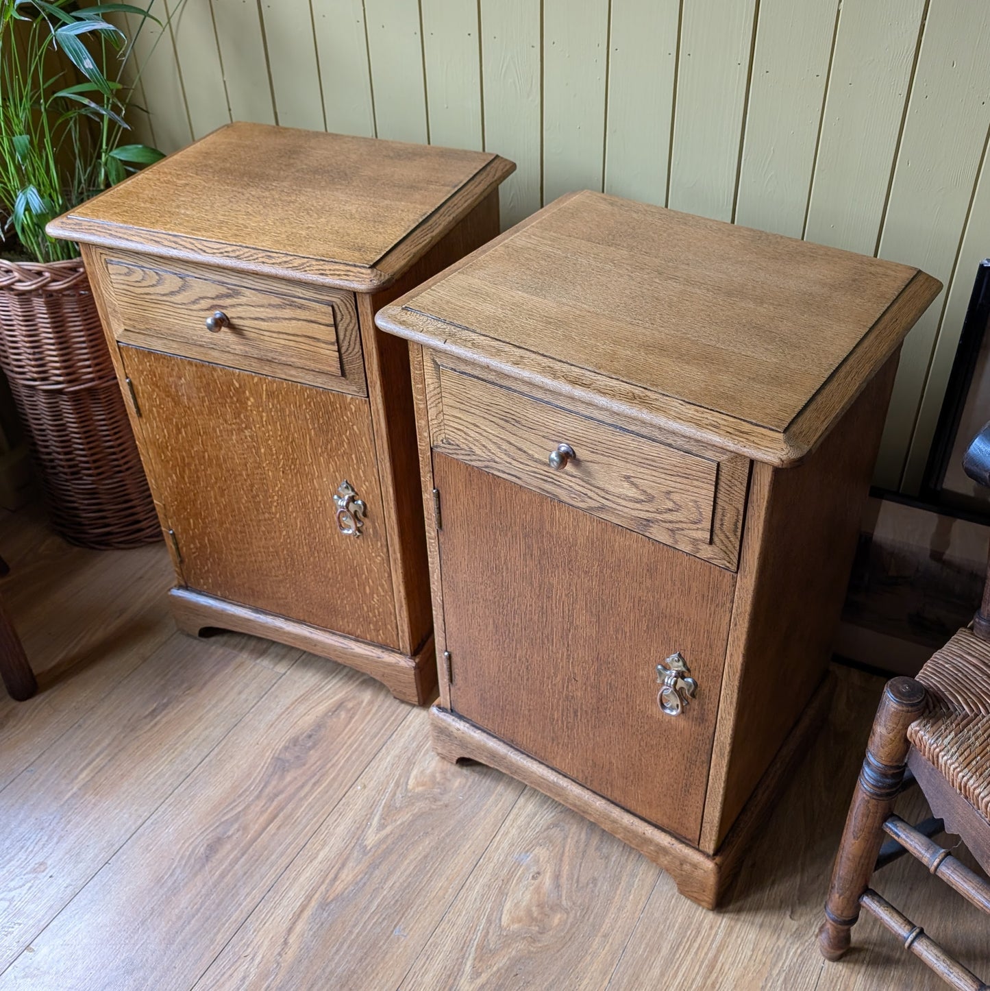 Pair of Vintage Bedside Cabinets by Stag