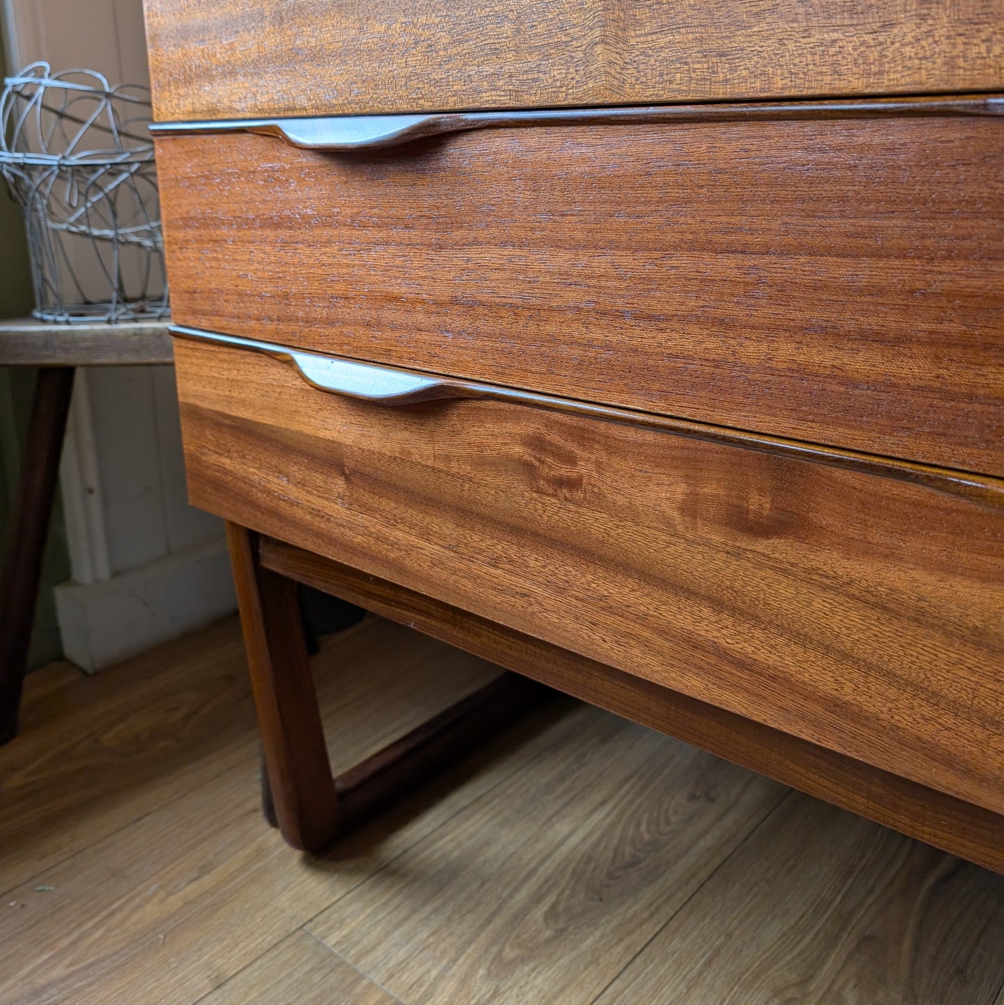 Tall Mid Century Chest of Drawers by Europa