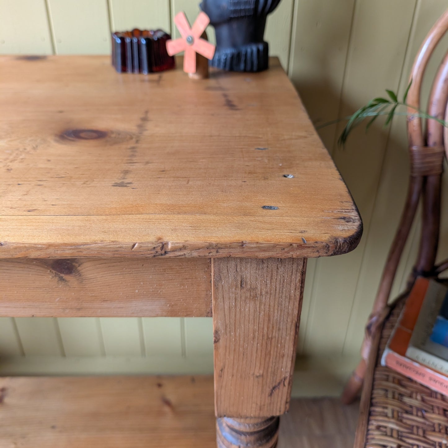 Victorian Pine Console Table