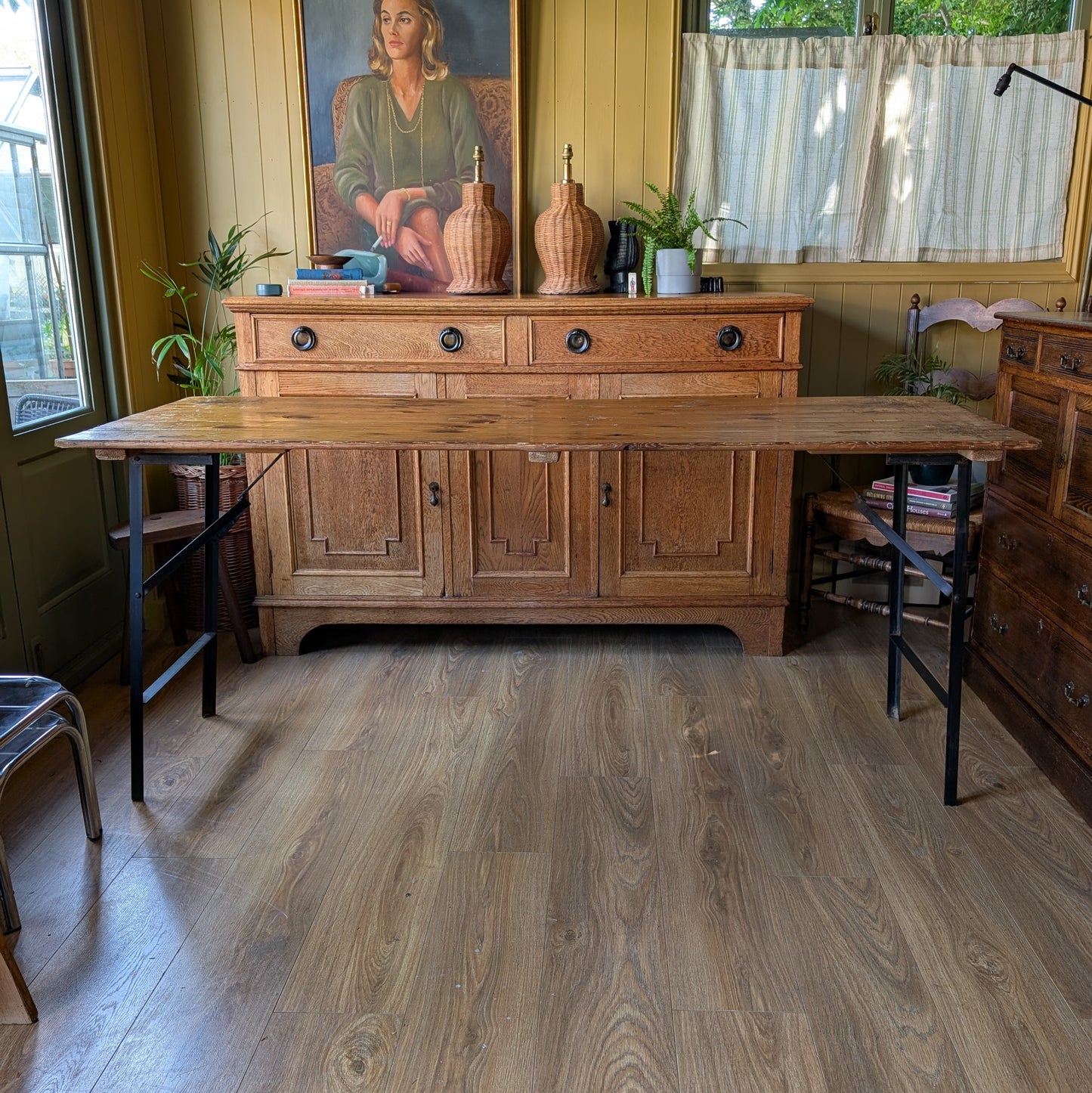 Vintage Trestle Table