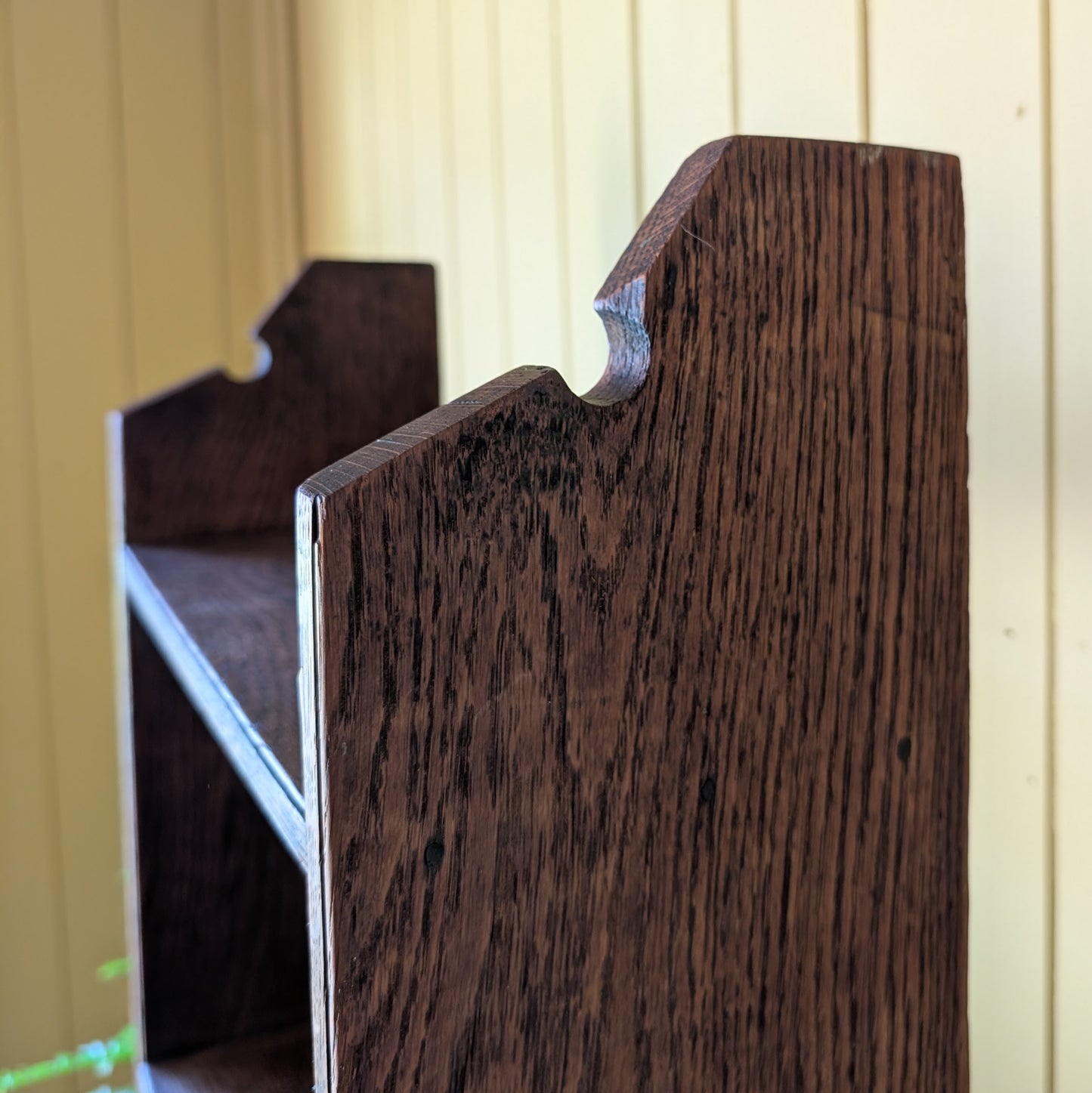 Small Oak Countertop Shelves