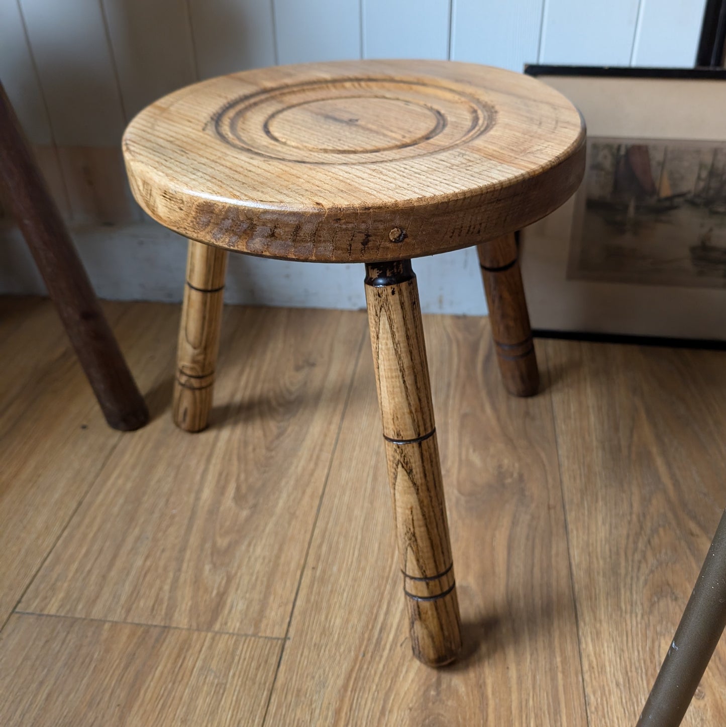 Antique French Milking Stool