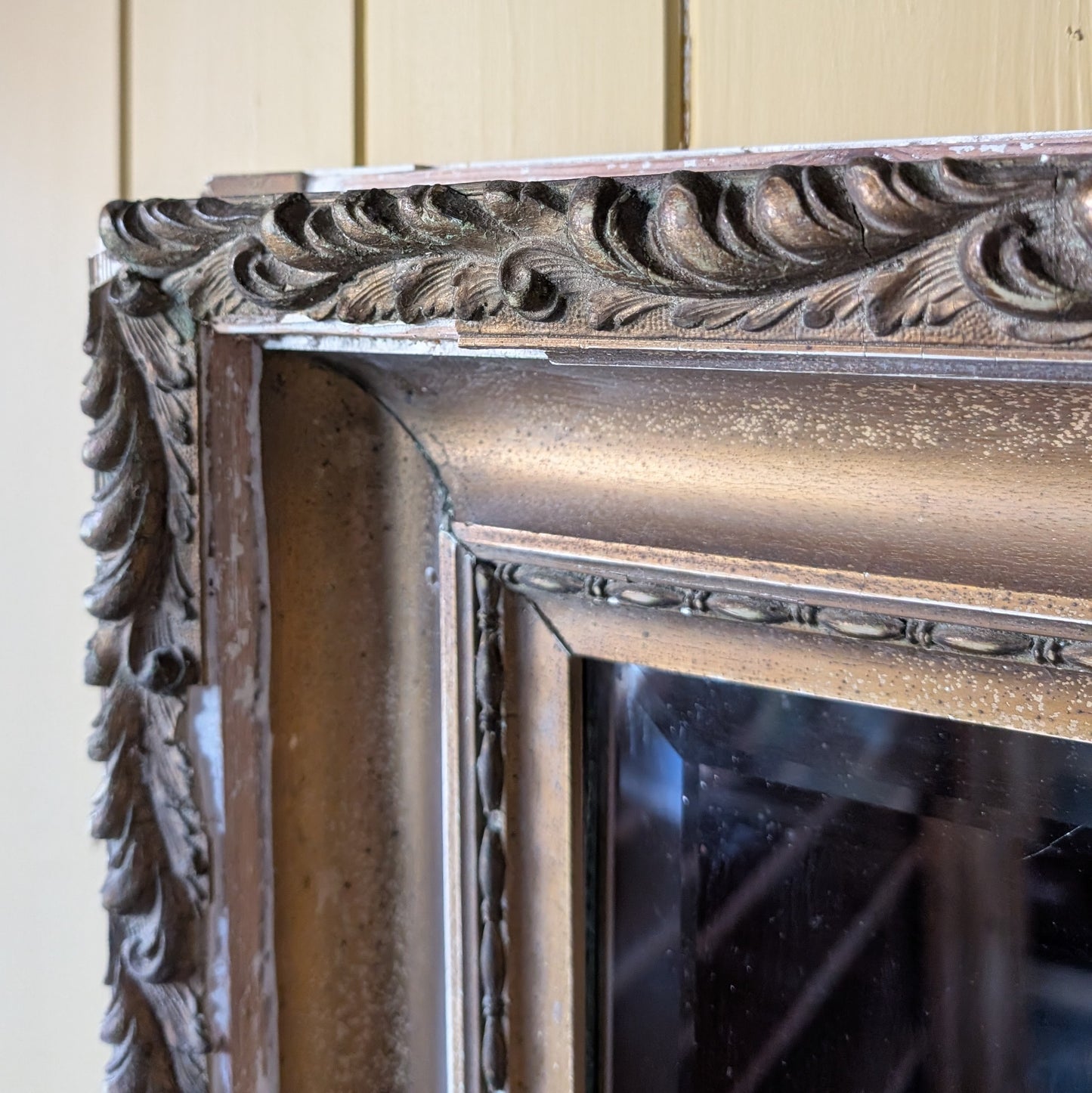 Rustic Antique French Mirror