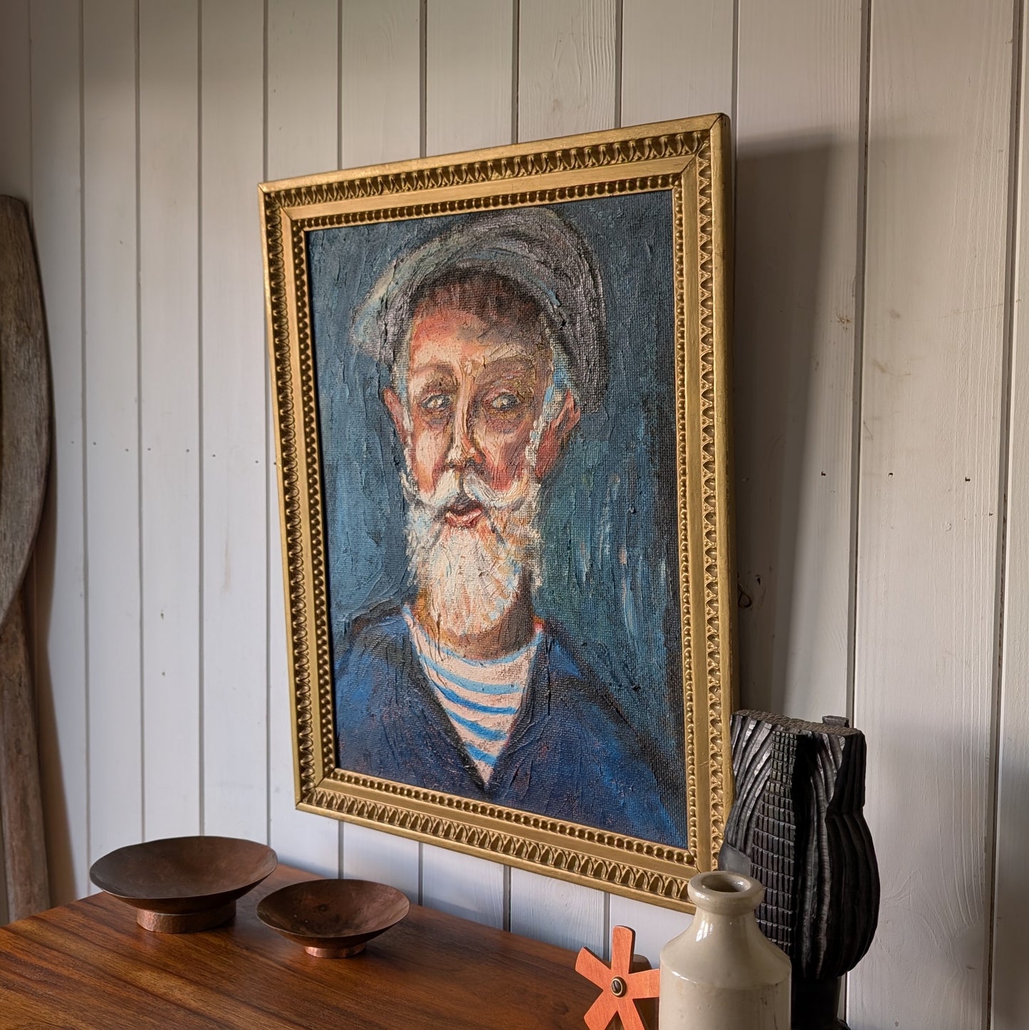 French Oil Portrait