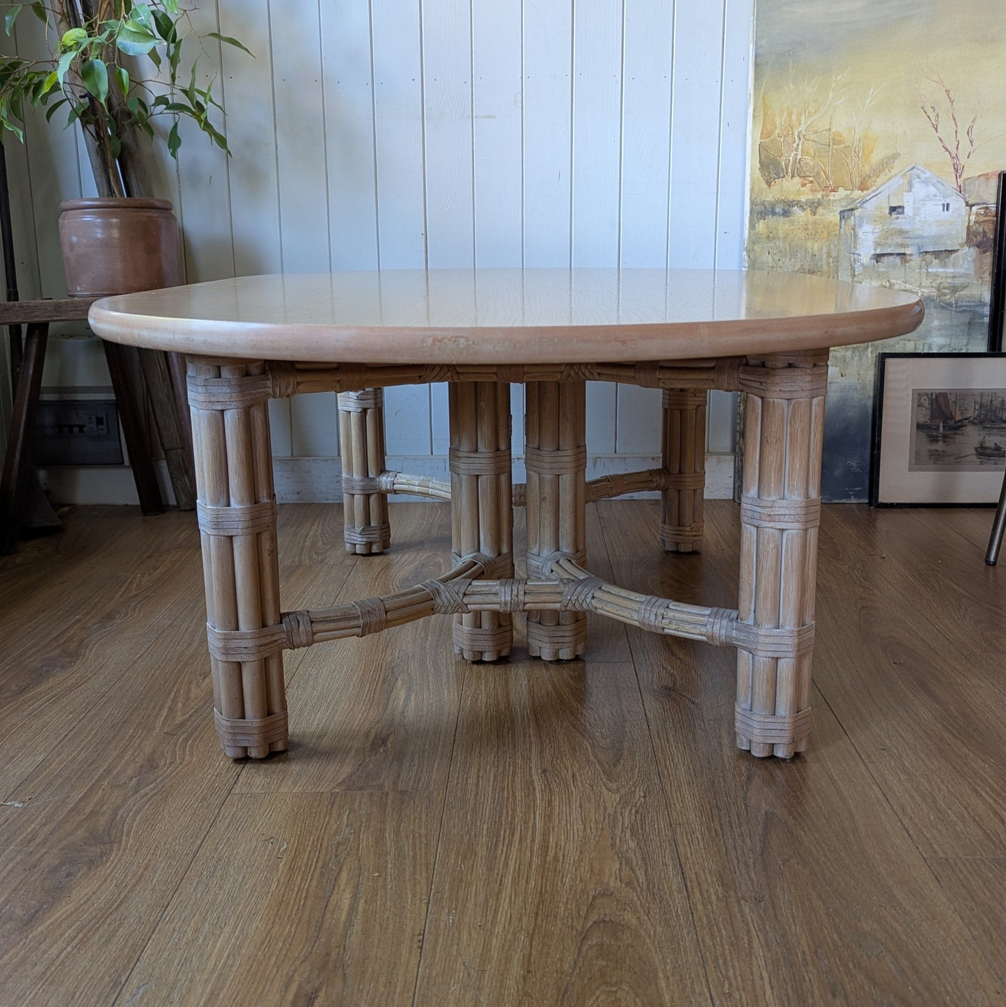 Large Vintage French Coffee Table