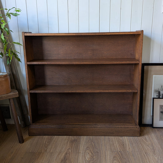 Small Vintage Oak Bookcase