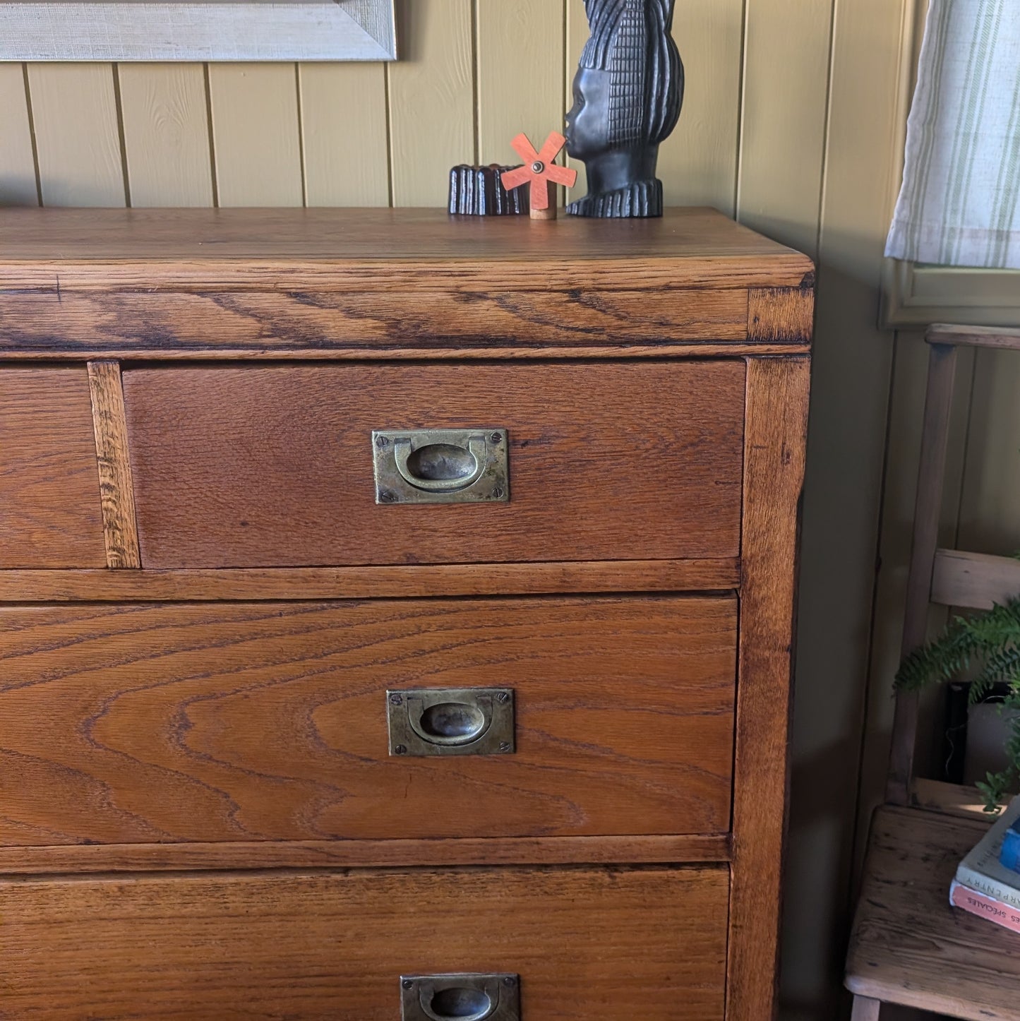 1940s RAF Campaign Chest Of Drawers