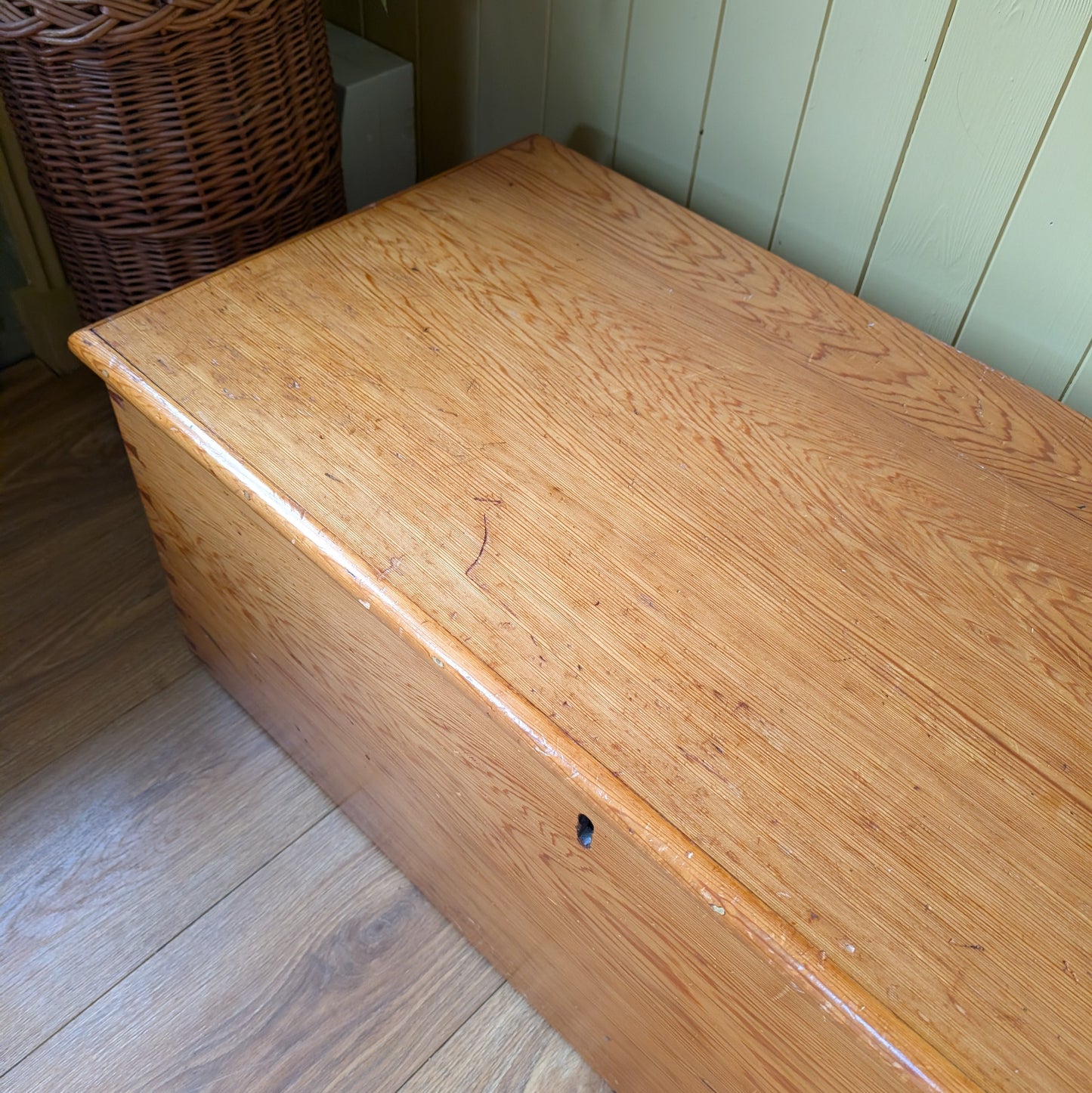 Small Victorian Pine Chest
