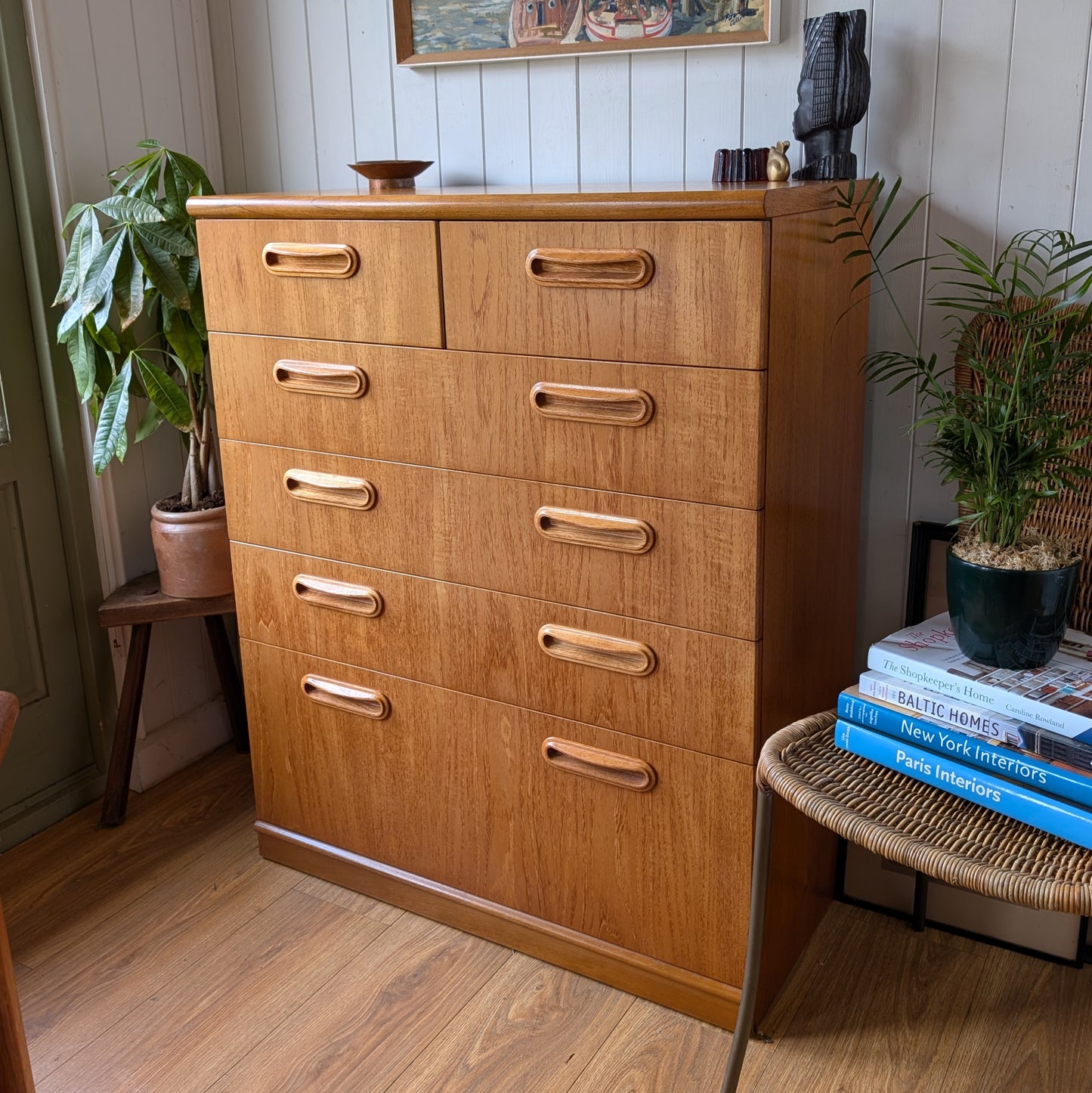Tall Mid Century Chest of Drawers by Meredrew