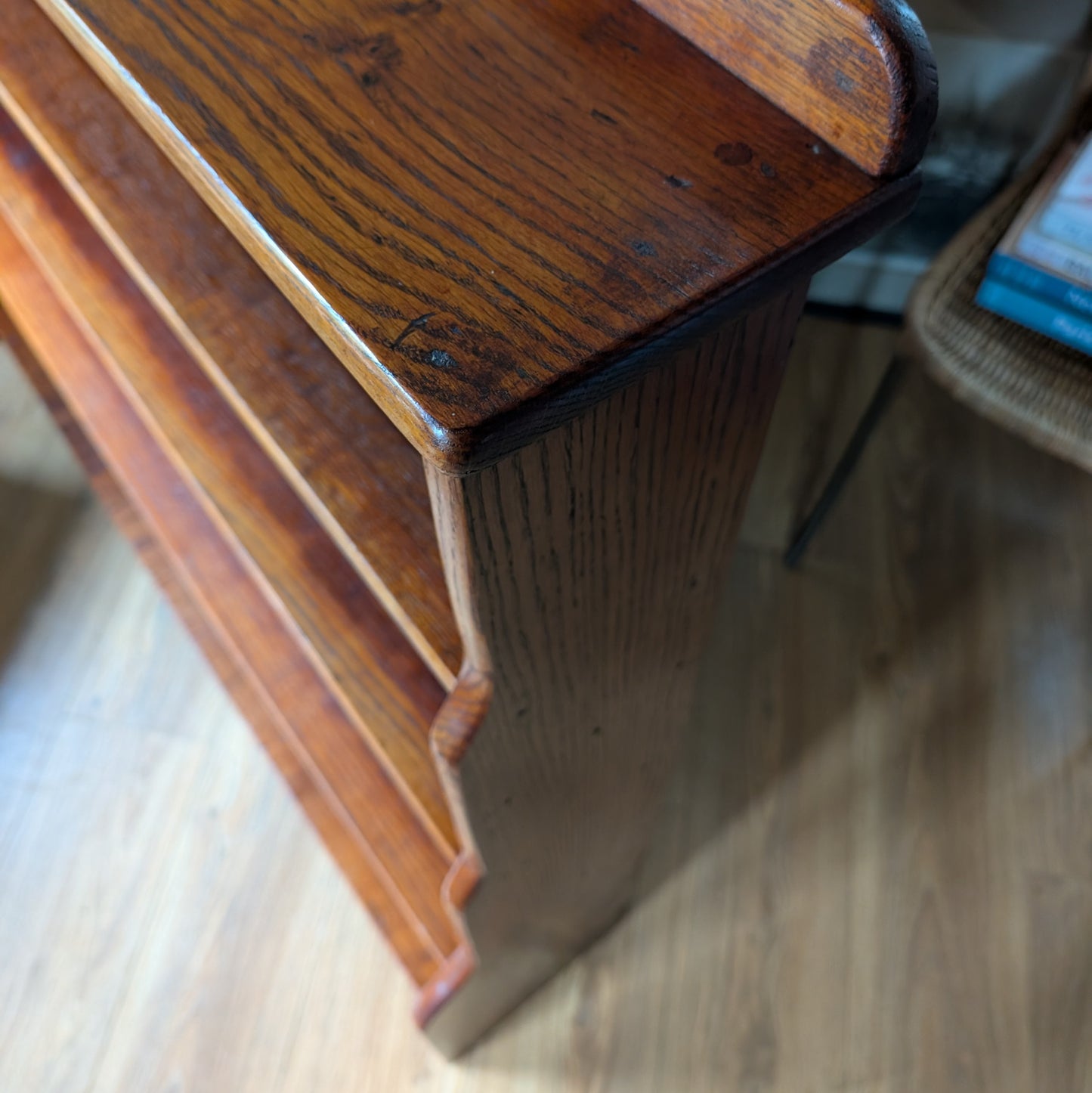 Large Antique Oak Bookcase