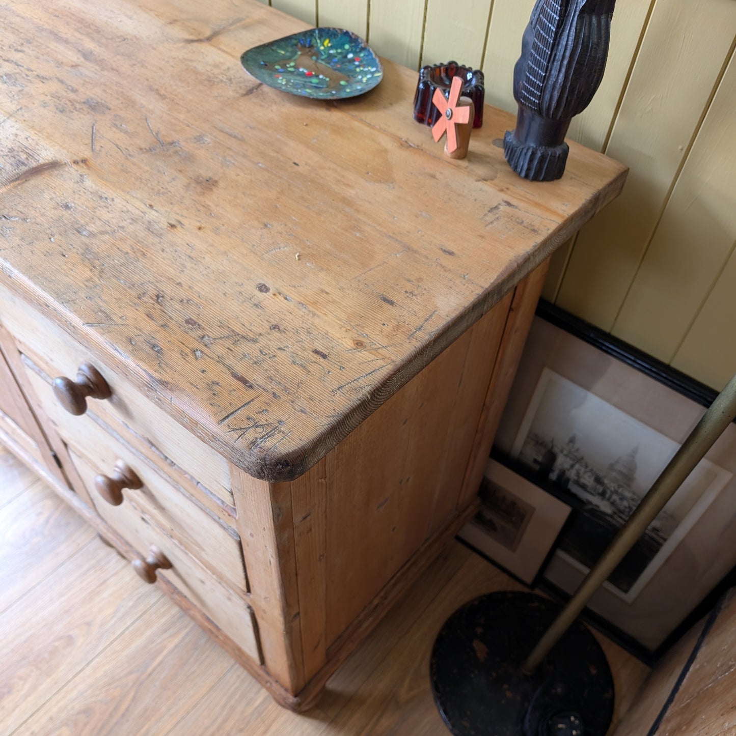 Victorian Pine Sideboard