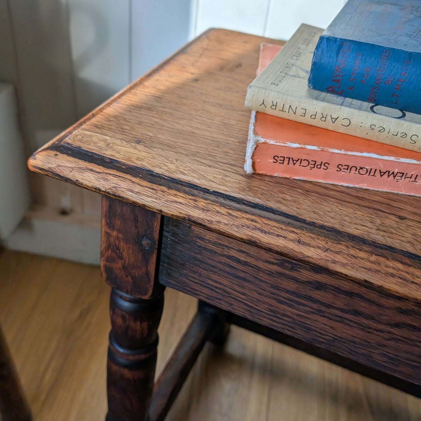 Rustic Oak Side Table