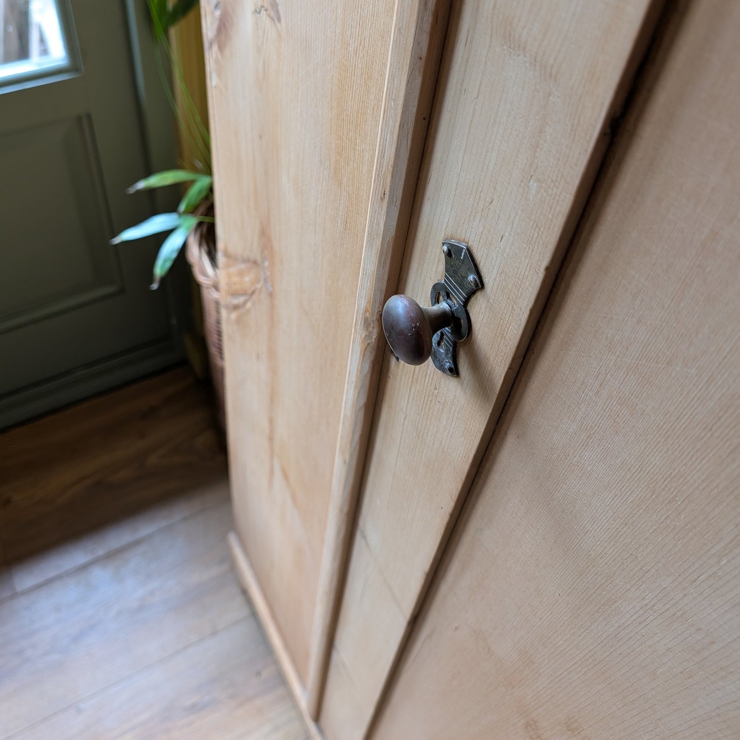 Antique Pine Cupboard with Shelves