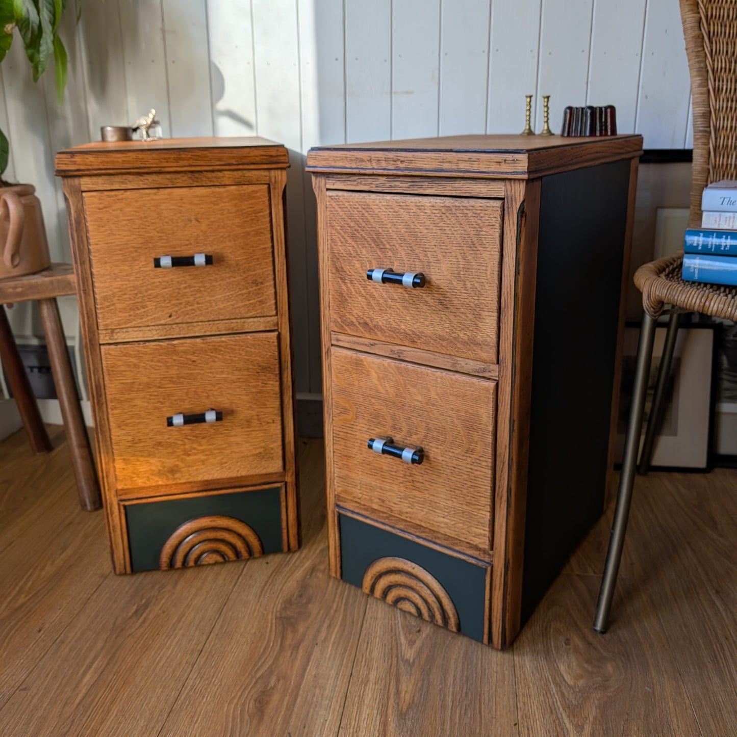 Art Deco Bedside Tables