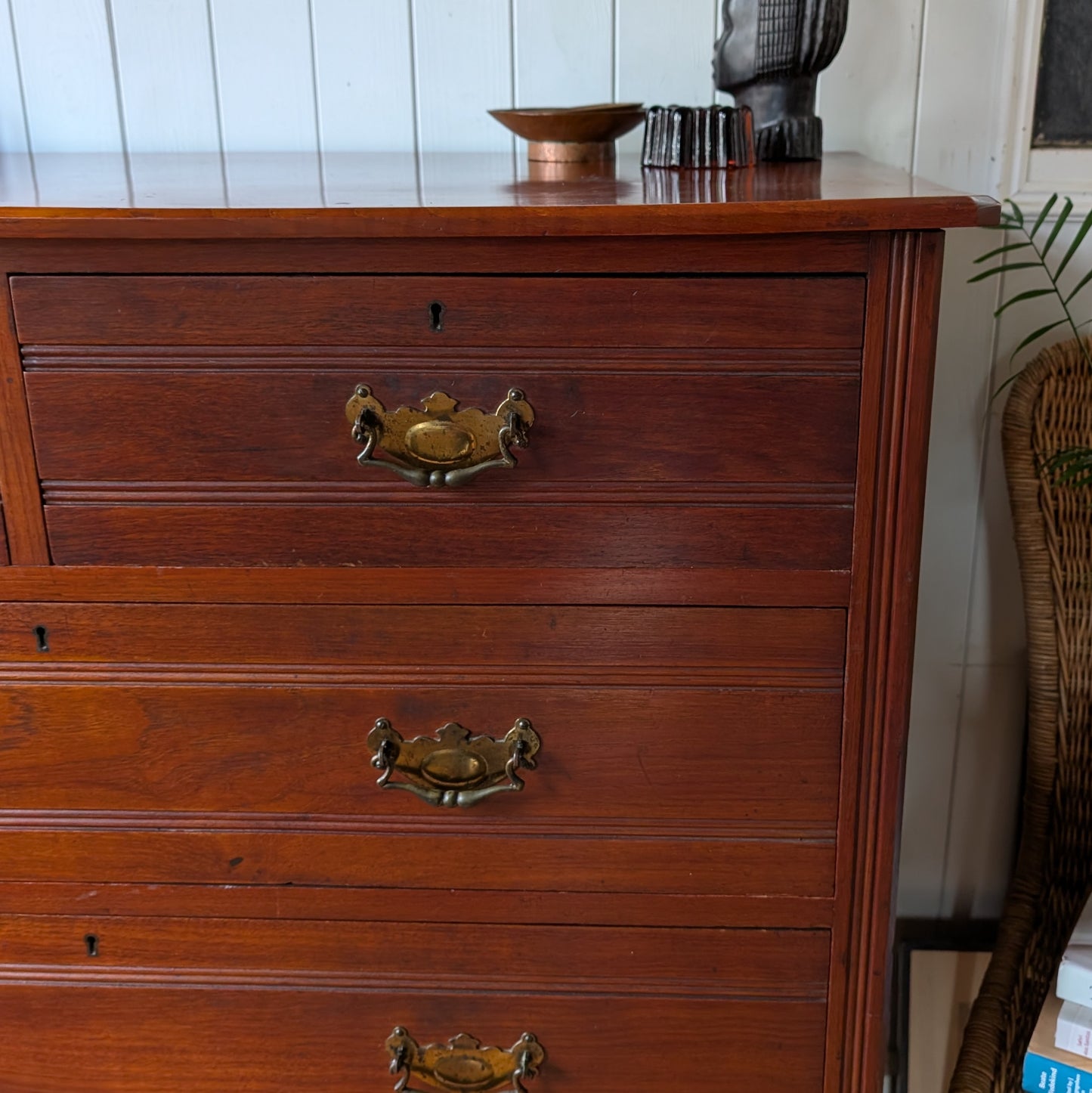 Antique Walnut Chest of Drawers