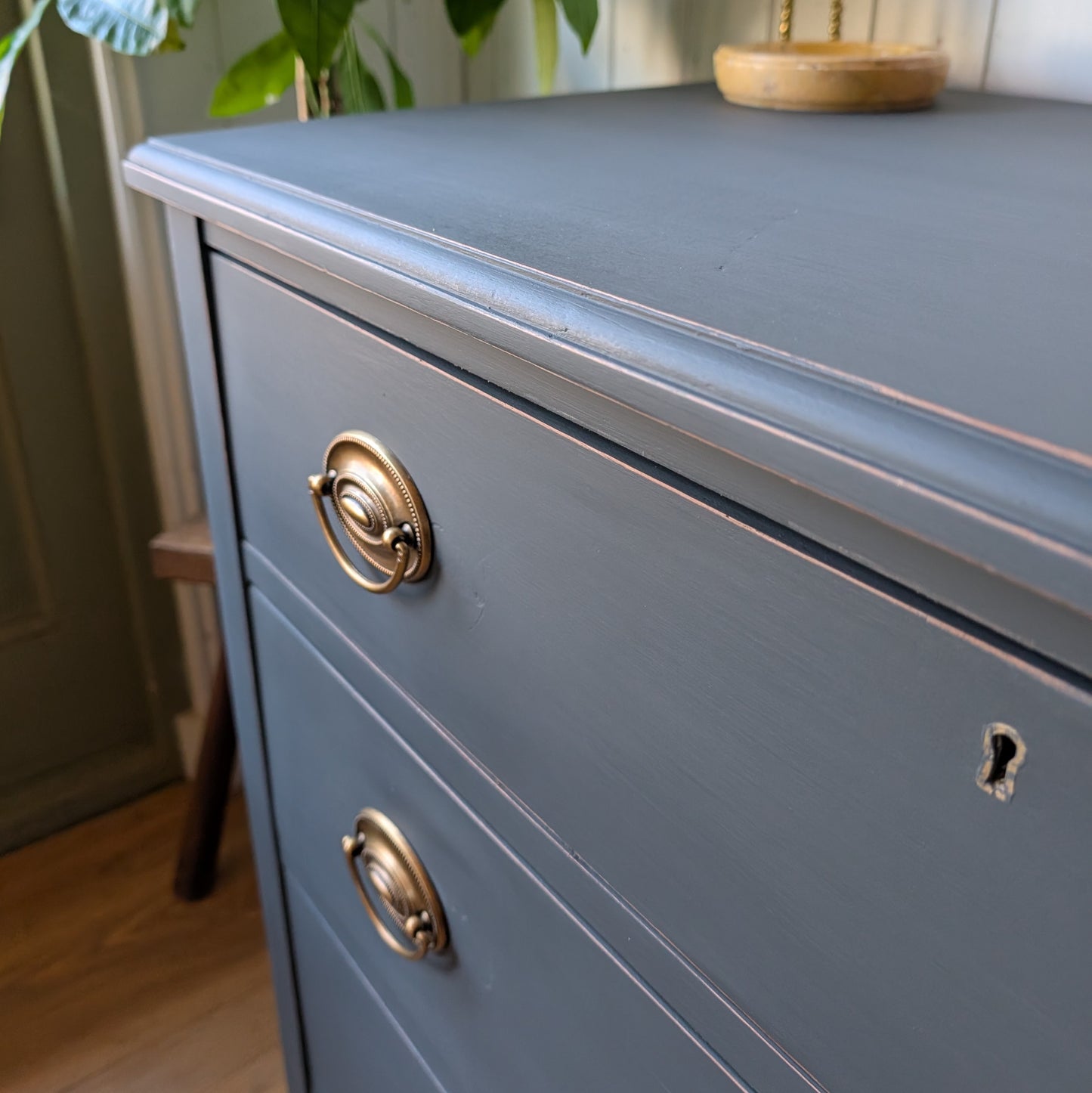 Small Painted Antique Chest of Drawers