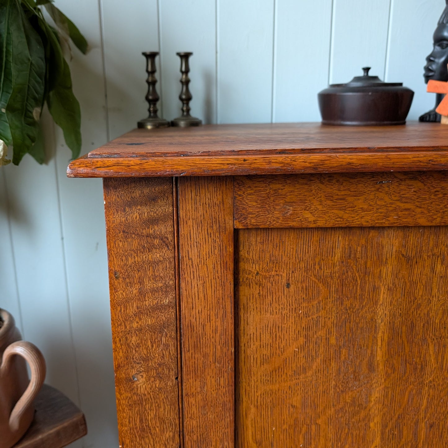 Small Arts and Crafts Oak Cupboard
