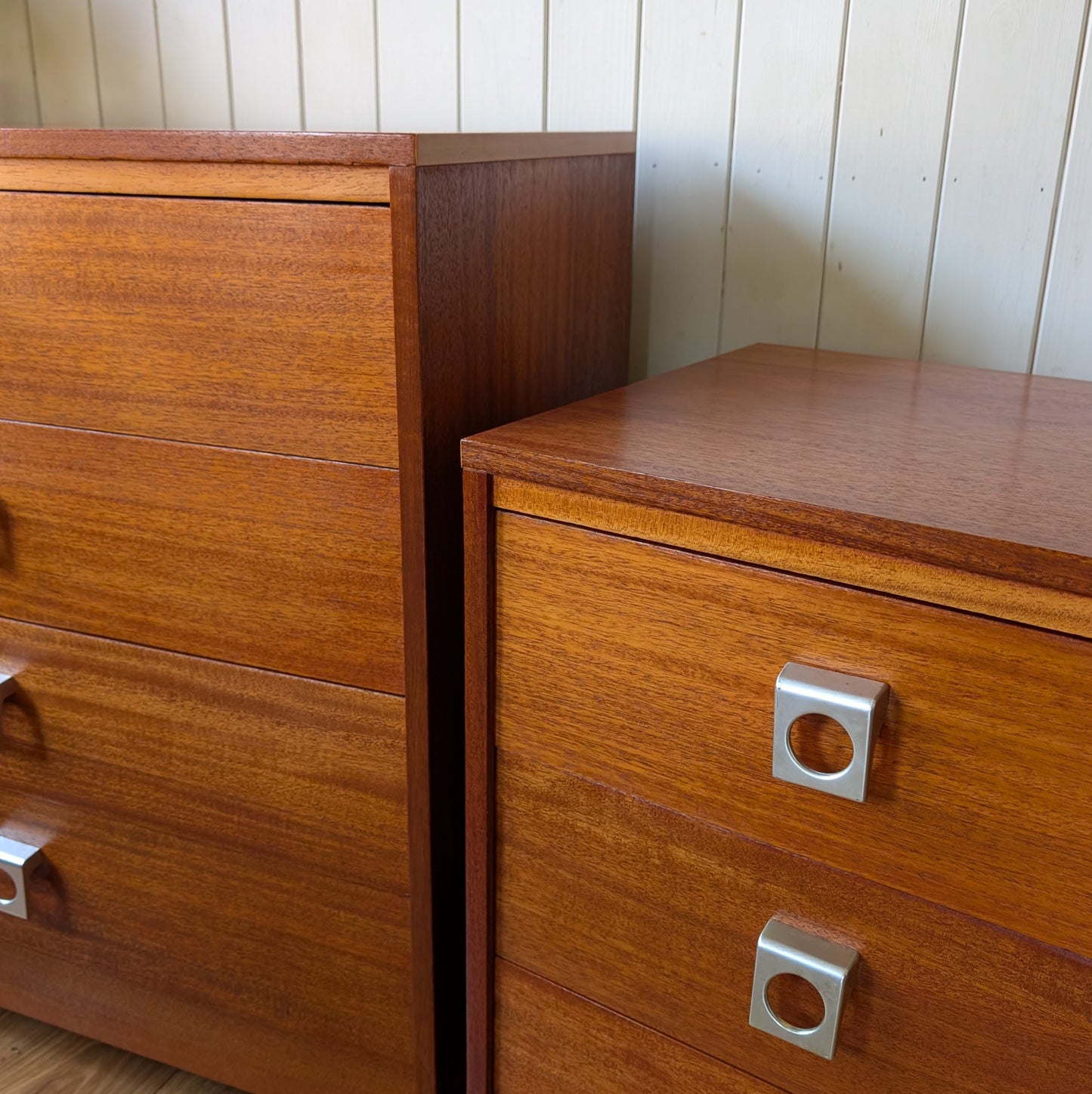 Small Mid Century Chest of Drawers and Bedside