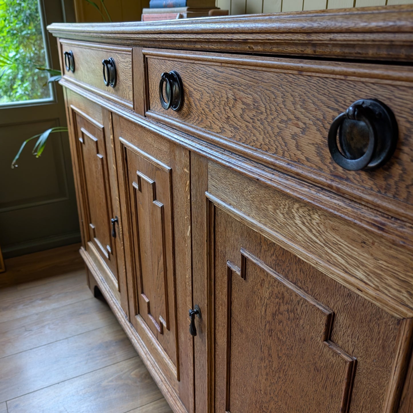 Large Antique Oak Sideboard