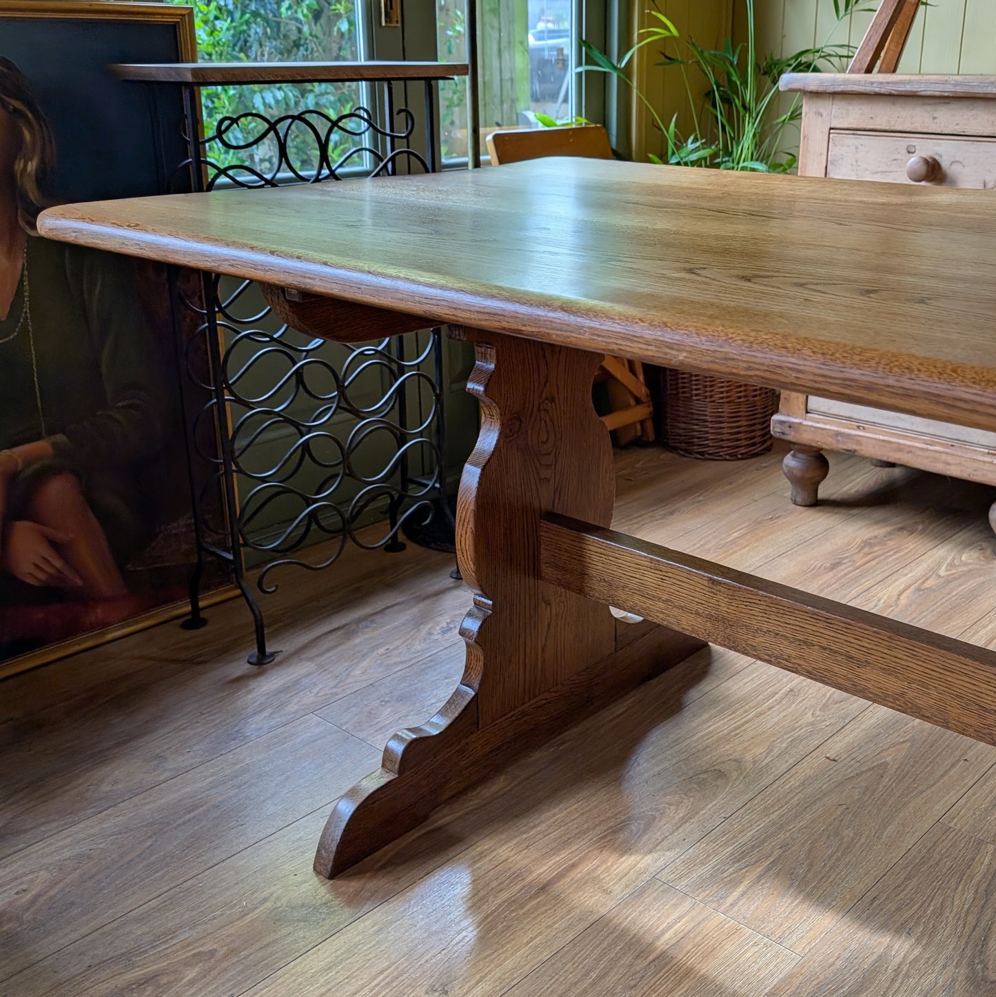Vintage Oak Refectory Table