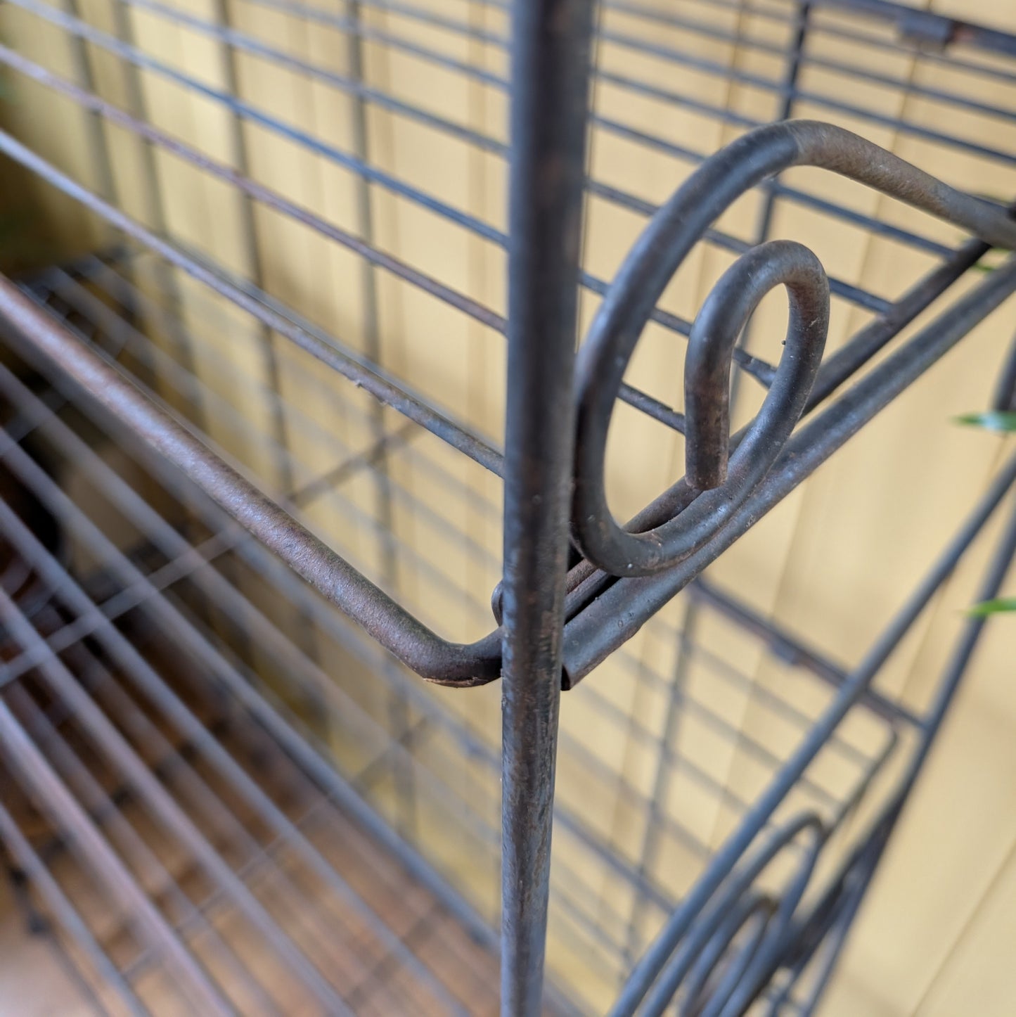 Vintage Metal Shelving Unit