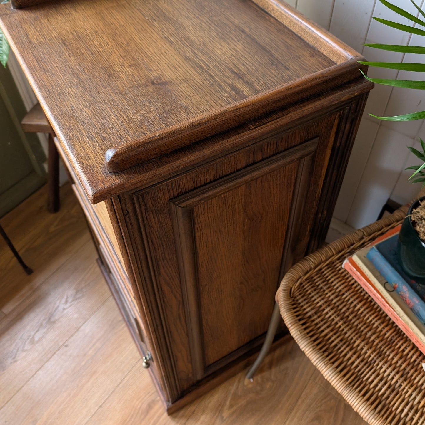 Small Antique Oak Cupboard